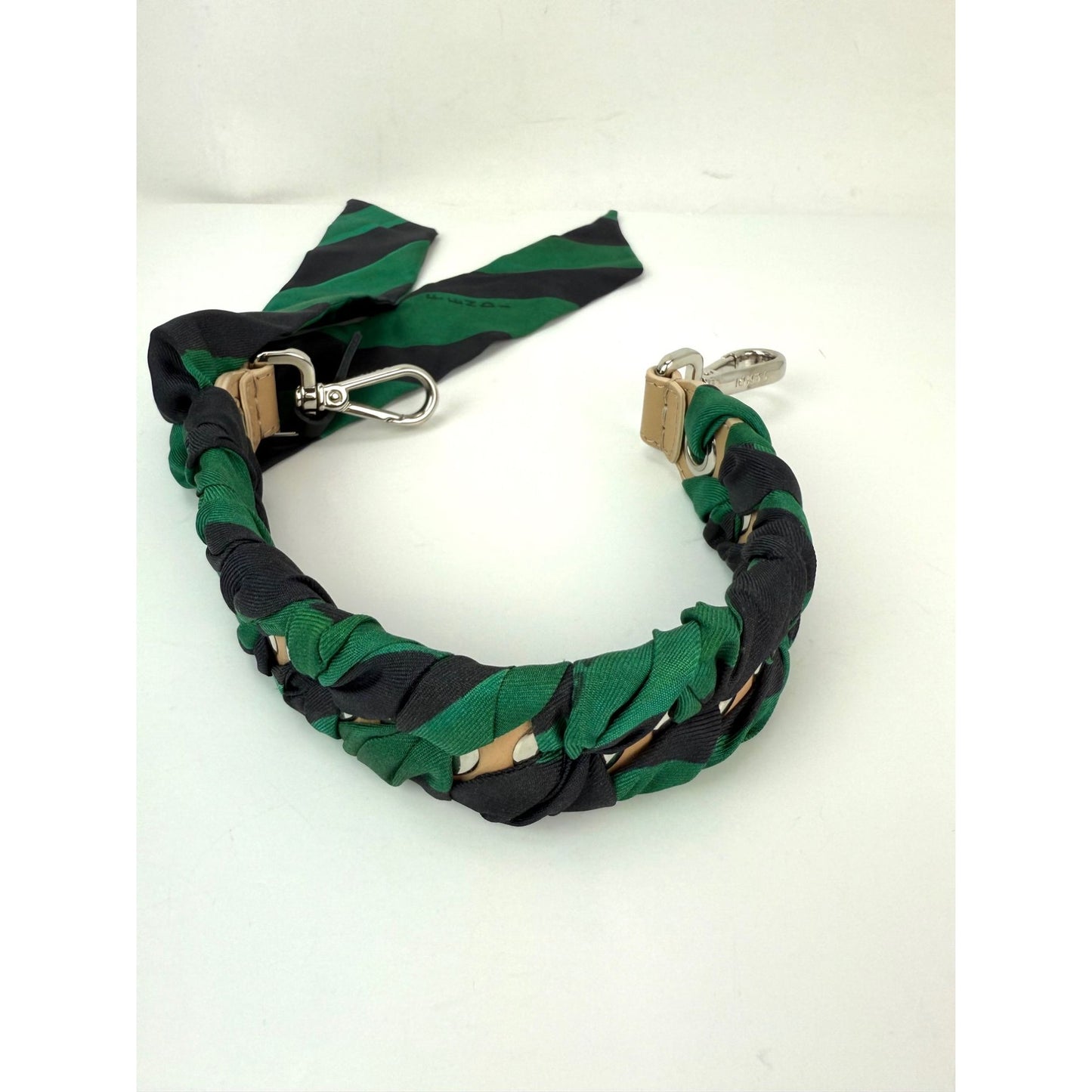 
                  
                    Fendi Silk Calfskin Bag You Strap Green and Black
                  
                