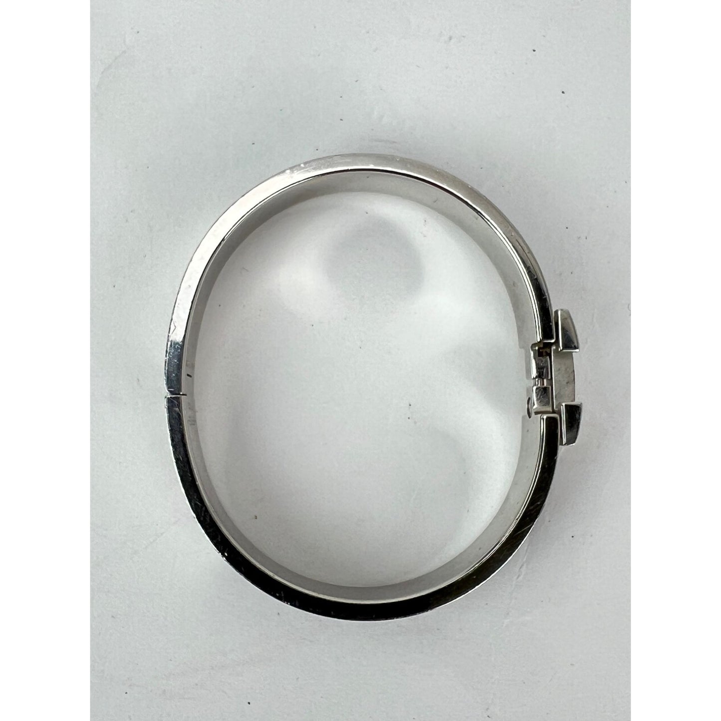 
                  
                    Hermes Clic H Bracelet Narrow Black Silver Finish
                  
                