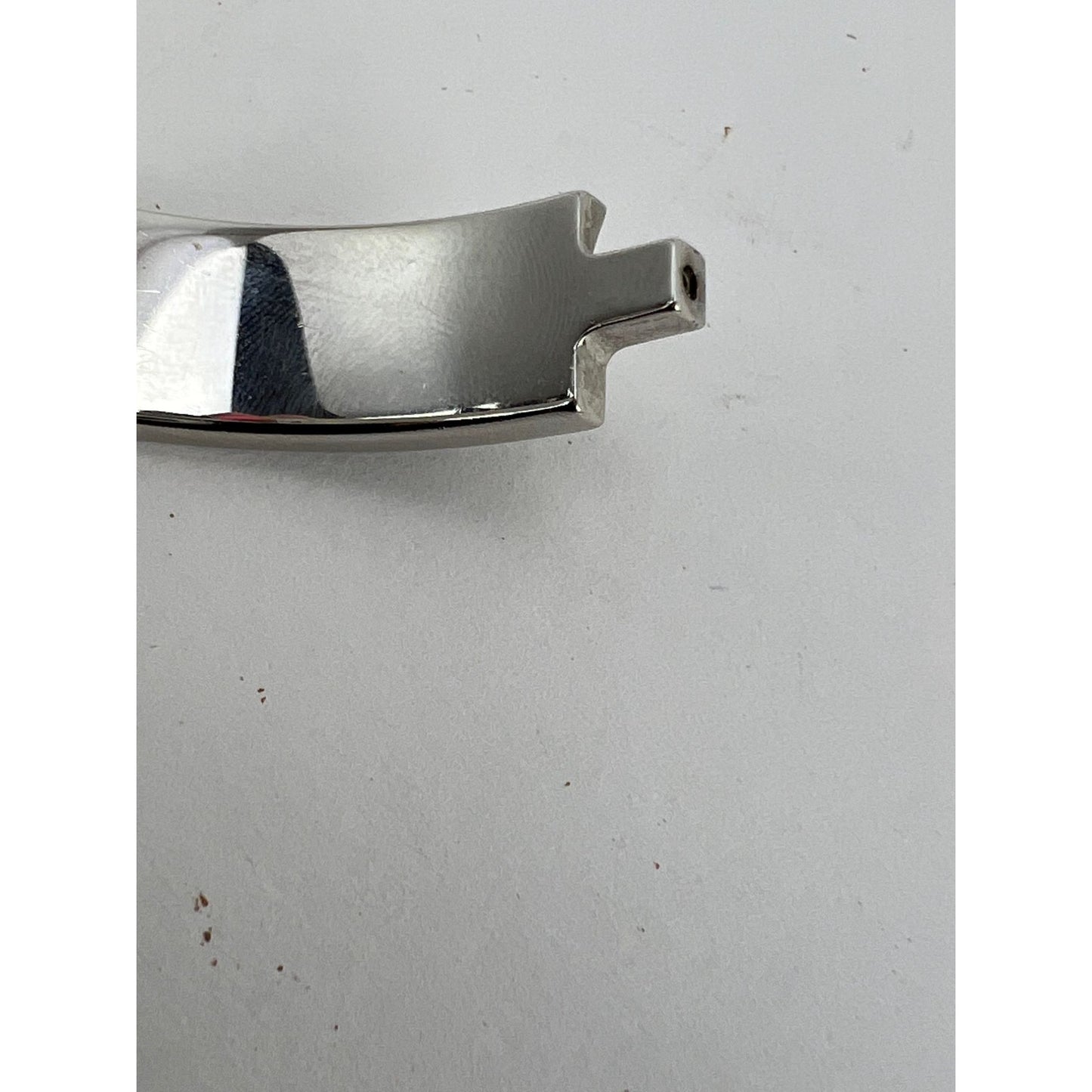 
                  
                    Hermes Clic H Bracelet Narrow Black Silver Finish
                  
                