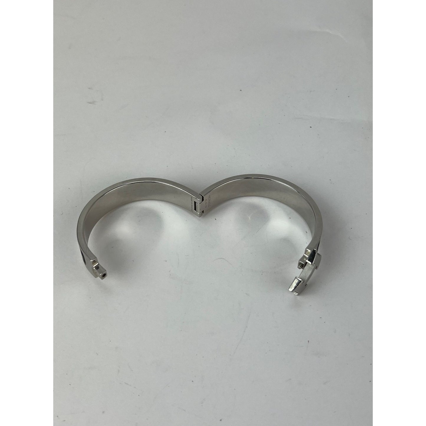 
                  
                    Hermes Clic H Bracelet Narrow Black Silver Finish
                  
                