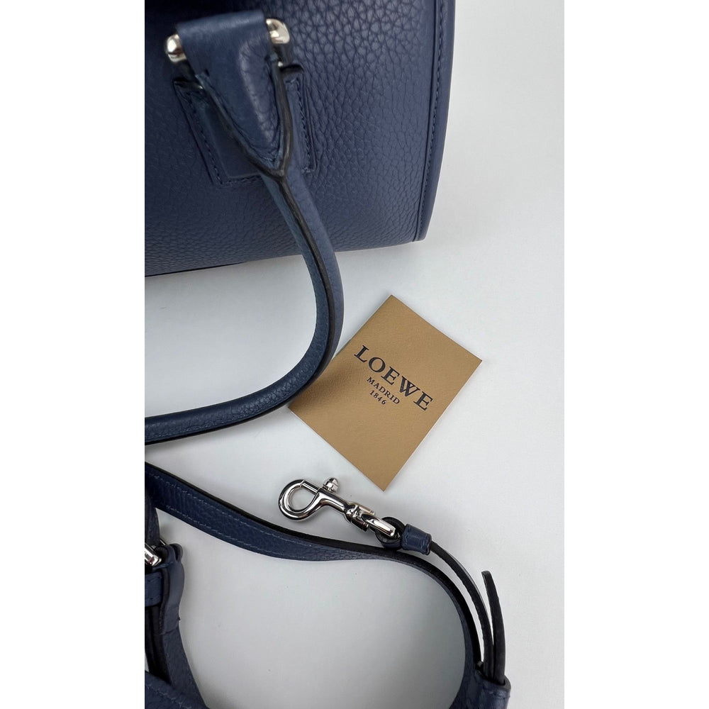 
                  
                    Loewe Calfskin Leather Alamo 28 Blue Crossbody Bag
                  
                