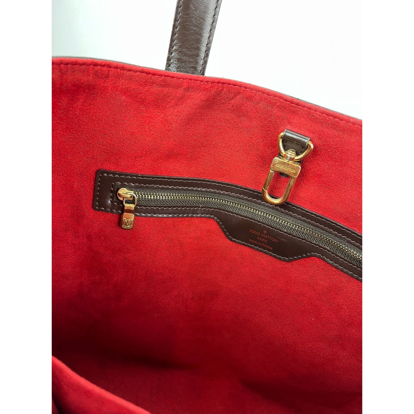 
                  
                    Louis Vuitton Hampstead MM Damier Ebene Tote Shoulder Bag
                  
                
