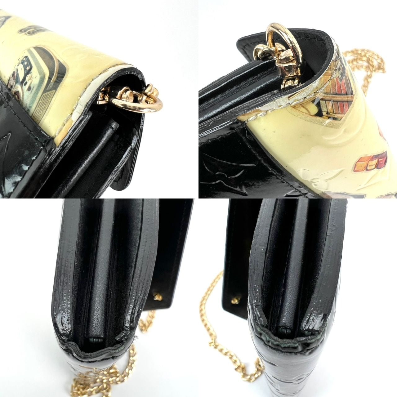 
                  
                    Louis Vuitton Sarah Monogram Vernis Stickers Black Wallet Limited Edition
                  
                