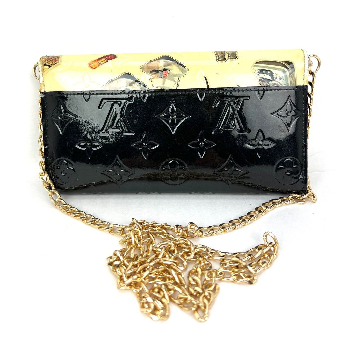 
                  
                    Louis Vuitton Sarah Monogram Vernis Stickers Black Wallet Limited Edition
                  
                