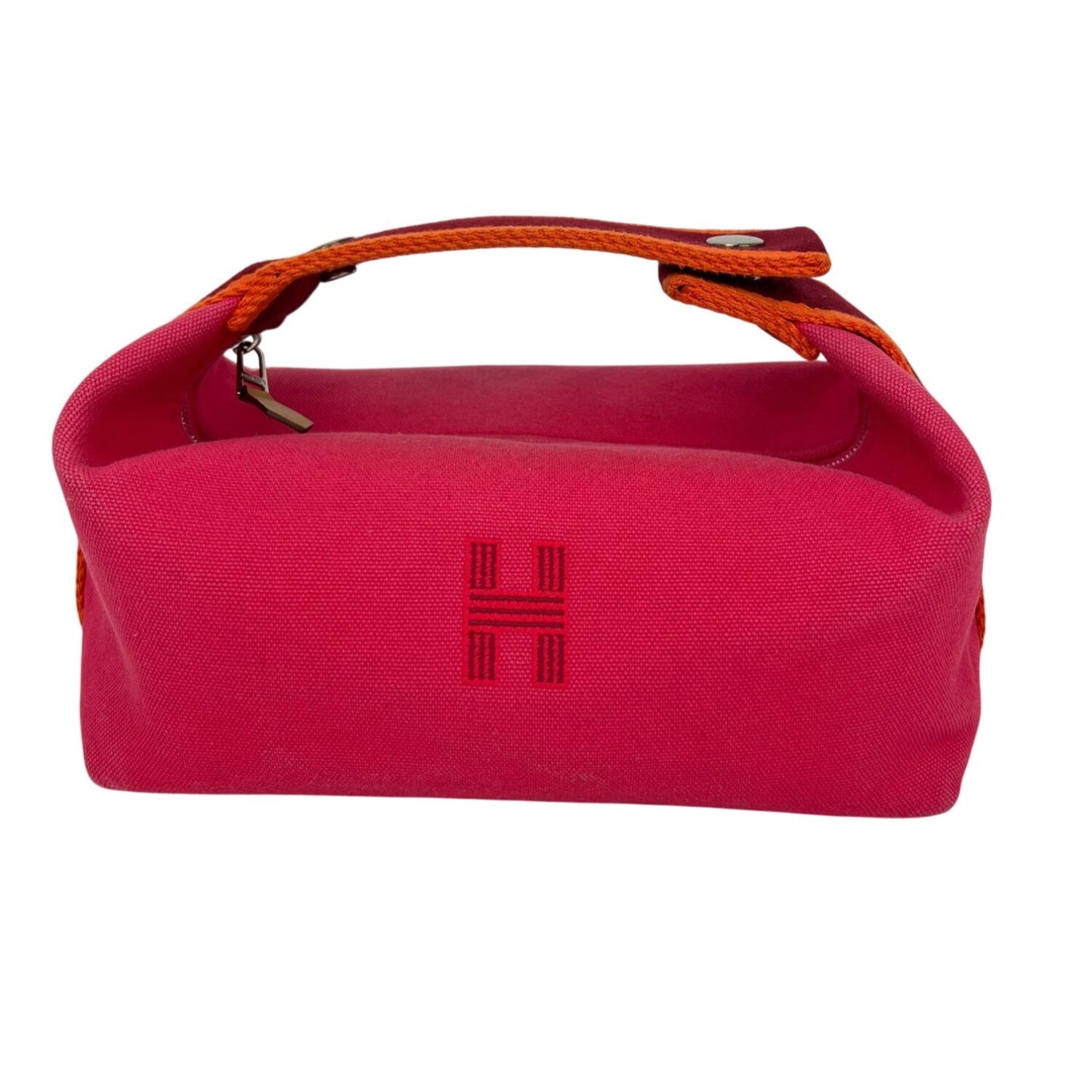 
                  
                    Hermes Small Canvas Bride A-Brac Pink Pouch Bag
                  
                