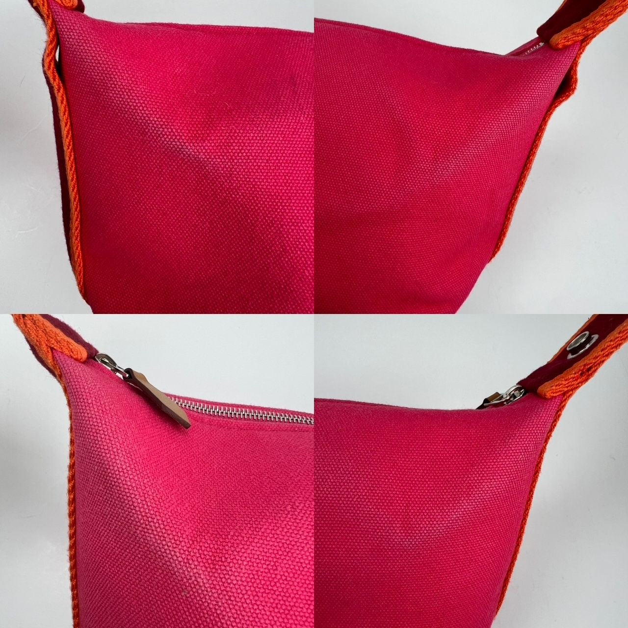 
                  
                    Hermes Small Canvas Bride A-Brac Pink Pouch Bag
                  
                