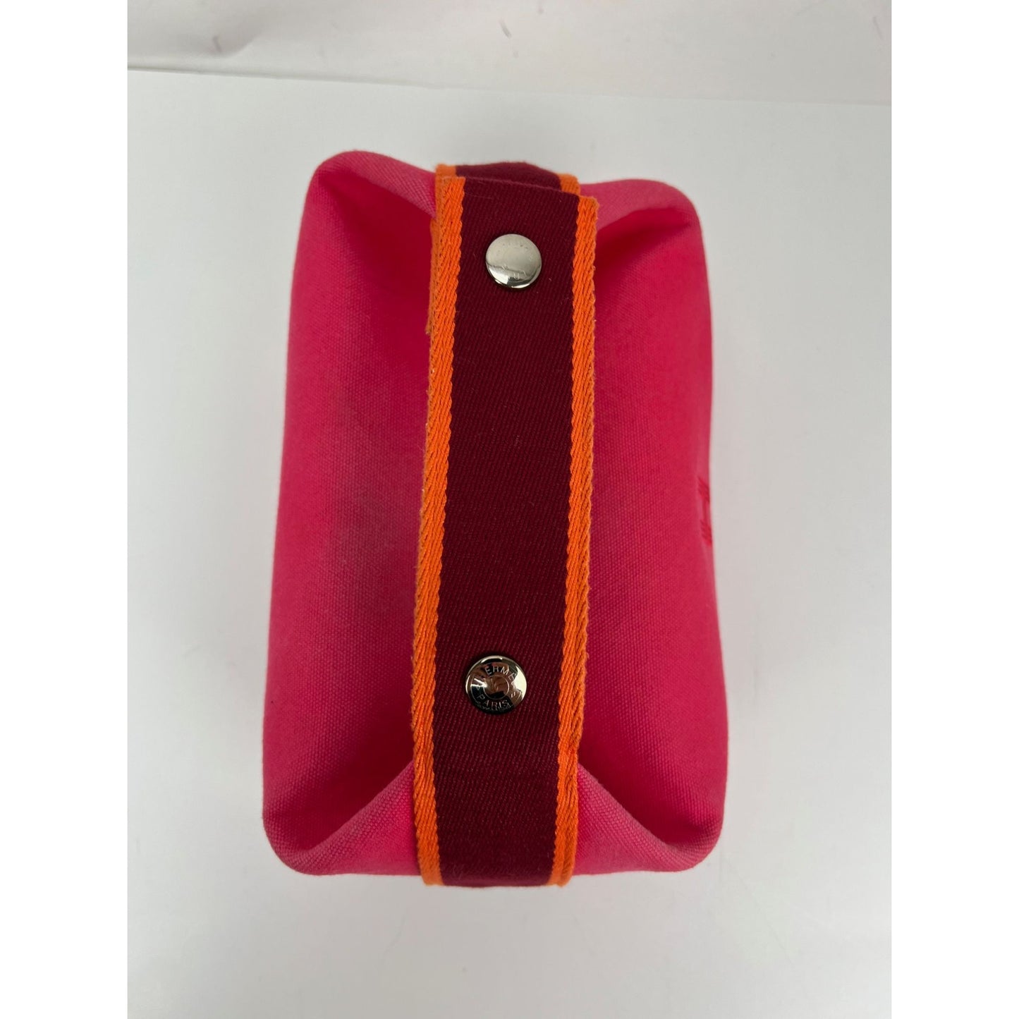 
                  
                    Hermes Small Canvas Bride A-Brac Pink Pouch Bag
                  
                