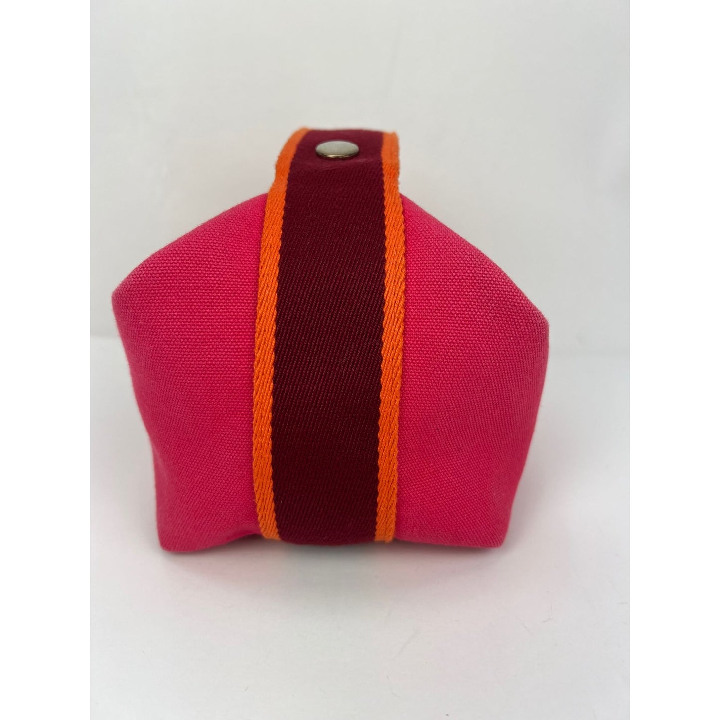 
                  
                    Hermes Small Canvas Bride A-Brac Pink Pouch Bag
                  
                