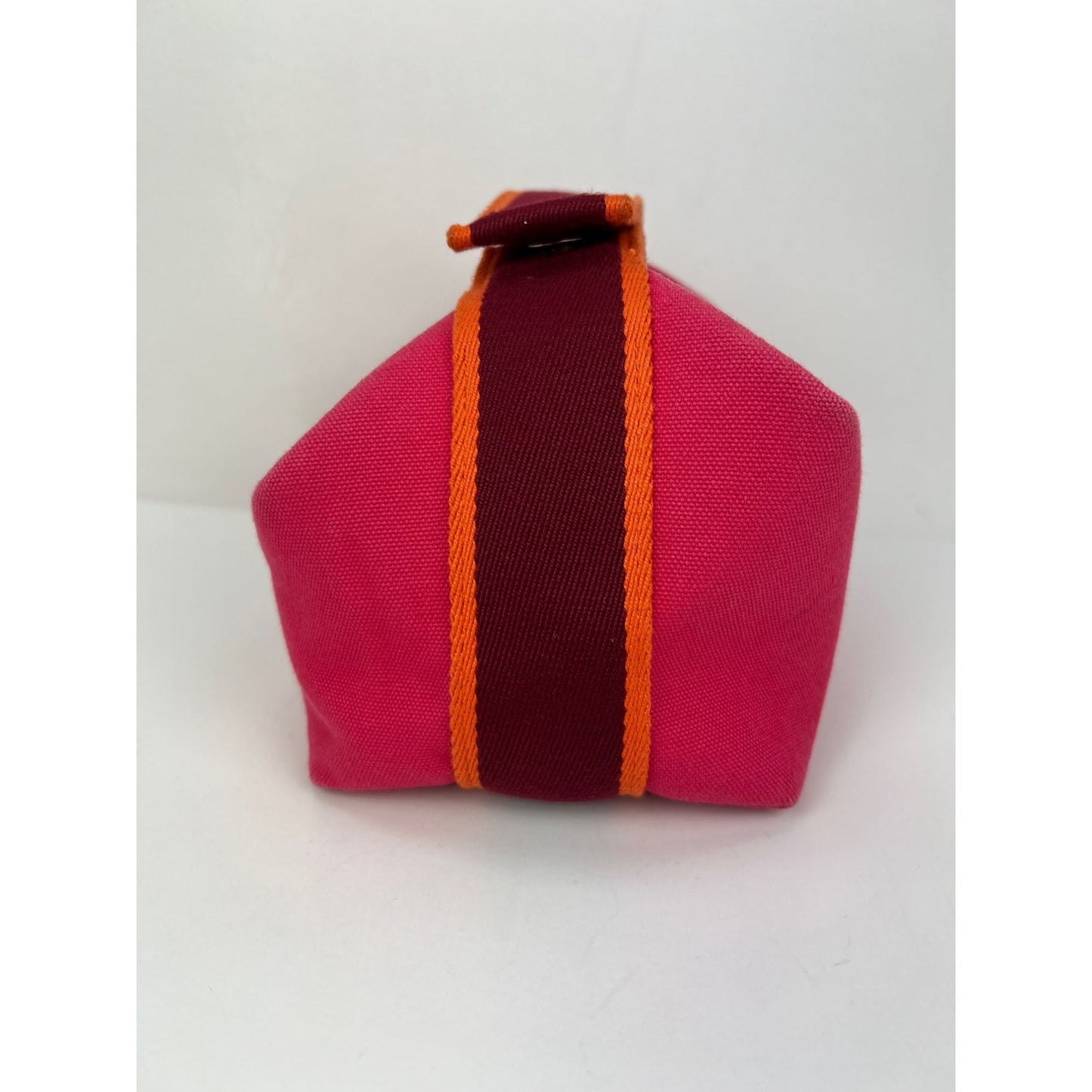 
                  
                    Hermes Small Canvas Bride A-Brac Pink Pouch Bag
                  
                