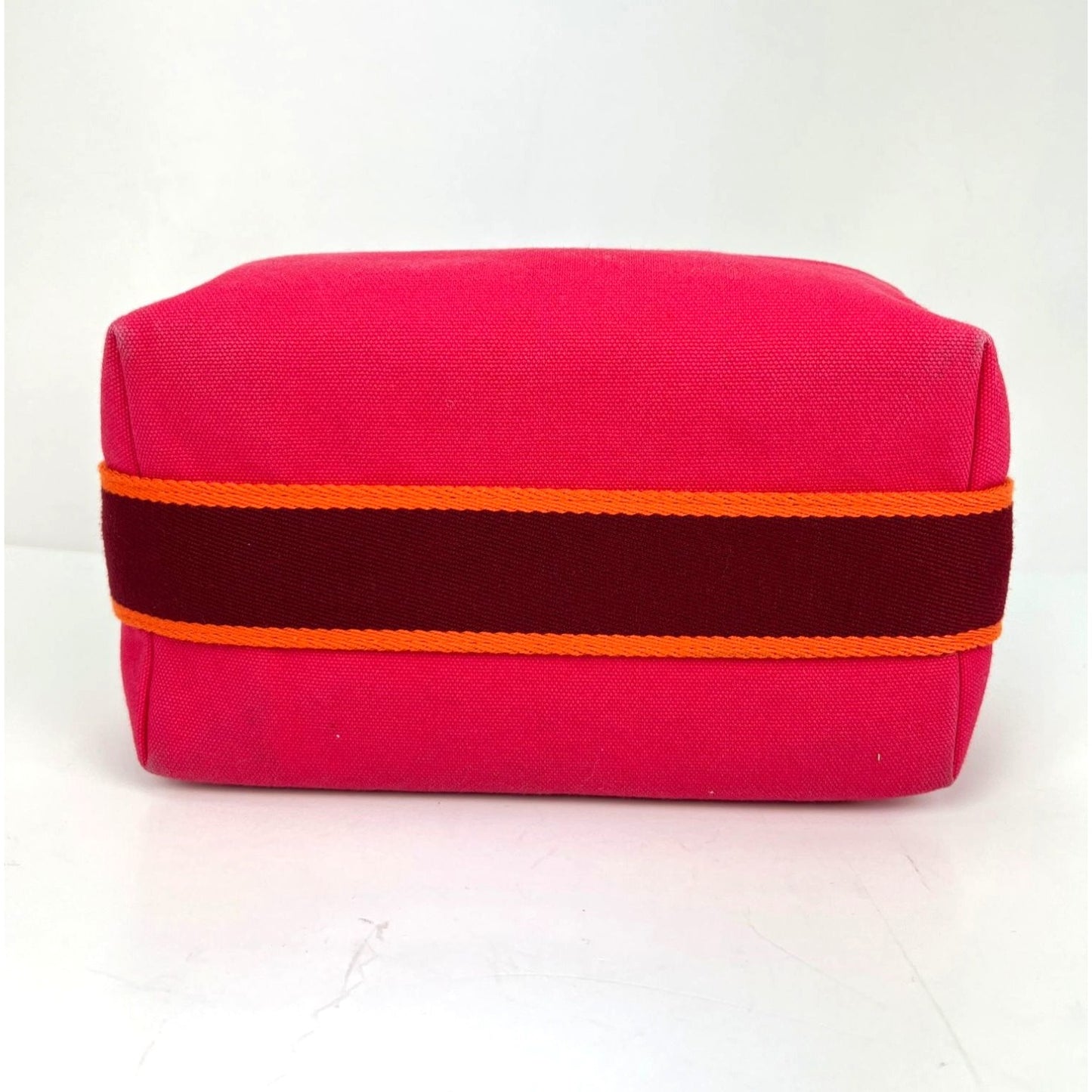 
                  
                    Hermes Small Canvas Bride A-Brac Pink Pouch Bag
                  
                