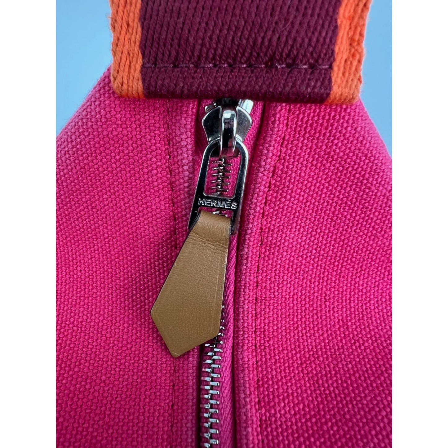 
                  
                    Hermes Small Canvas Bride A-Brac Pink Pouch Bag
                  
                