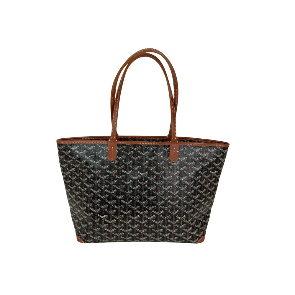 Goyard Goyardine Artois MM Black Reinforced Corners Zipper tote Bag SOLD
