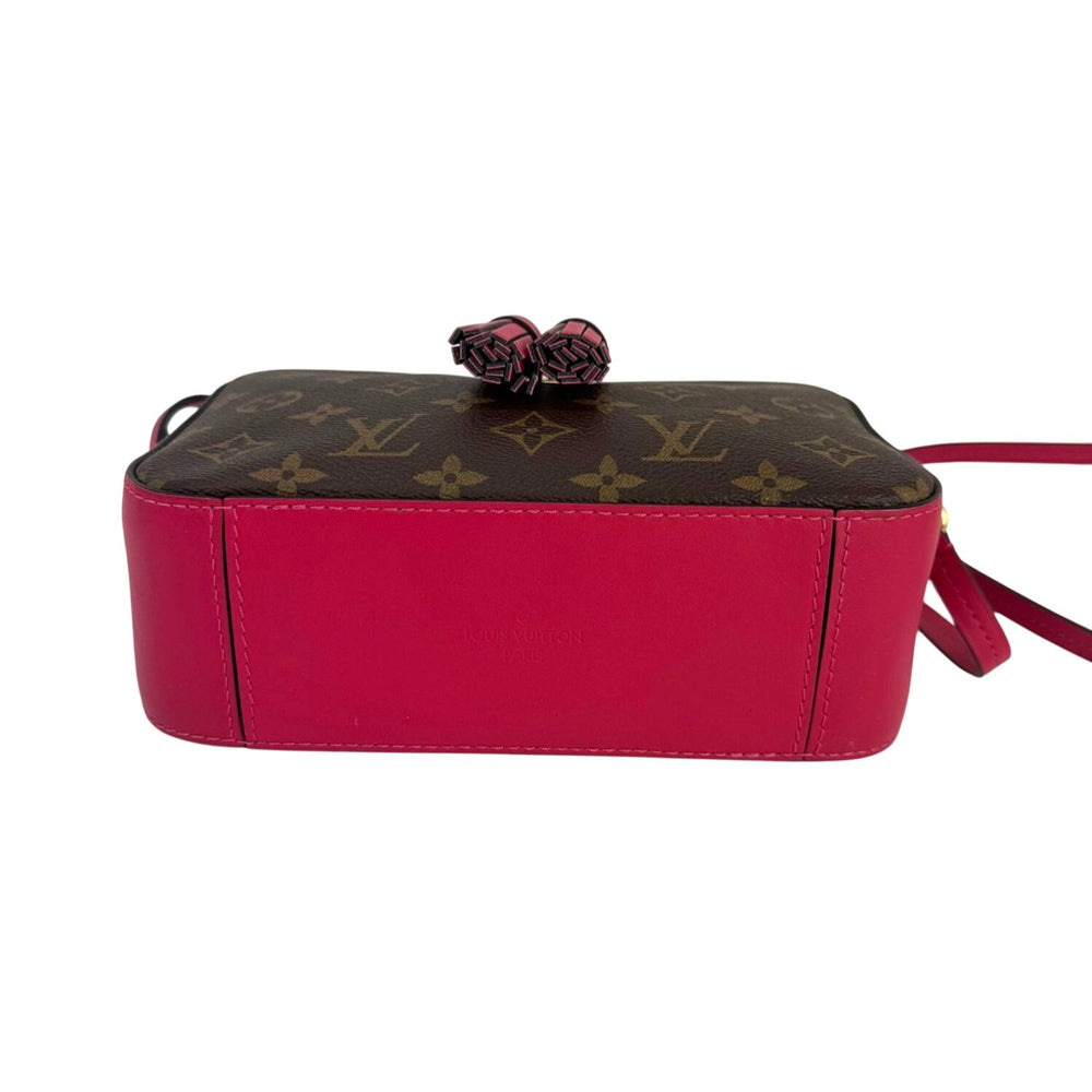 
                  
                    Louis Vuitton Saintonge Fuchsia Monogram Crossbody Bag Tassel
                  
                