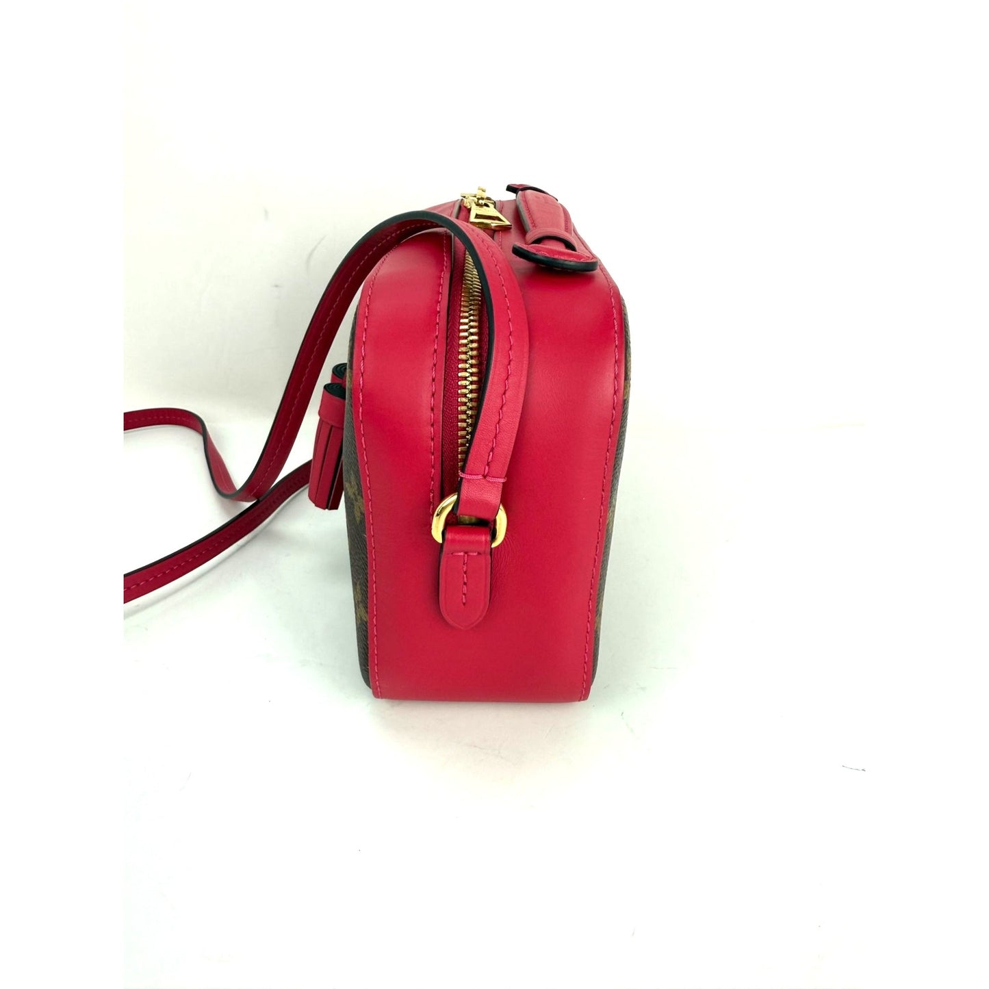 
                  
                    Louis Vuitton Saintonge Fuchsia Monogram Crossbody Bag Tassel
                  
                