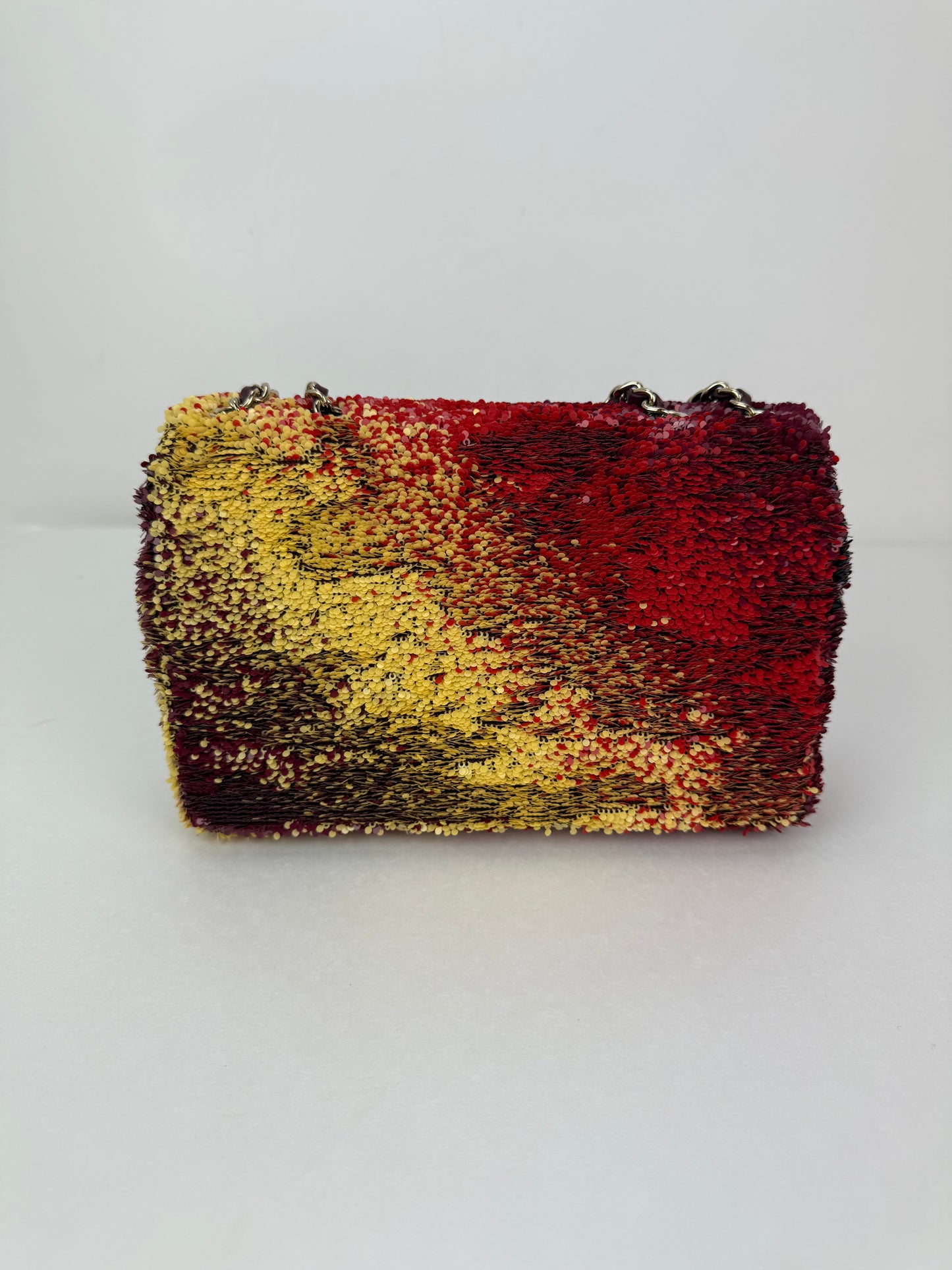 
                  
                    Chanel Shaded Sequins Mini Flap Black Burgundy Red Yellow
                  
                