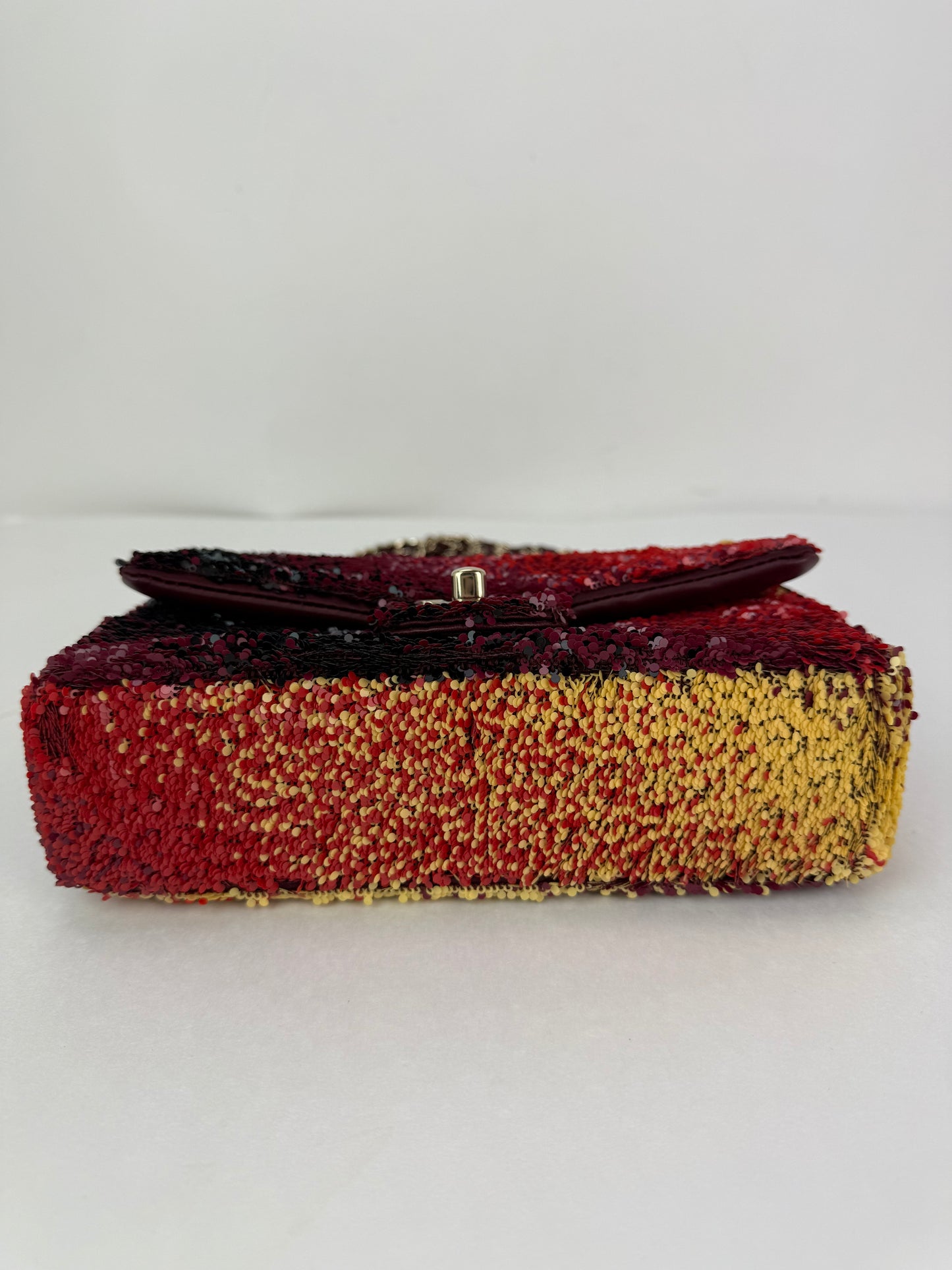 
                  
                    Chanel Shaded Sequins Mini Flap Black Burgundy Red Yellow
                  
                