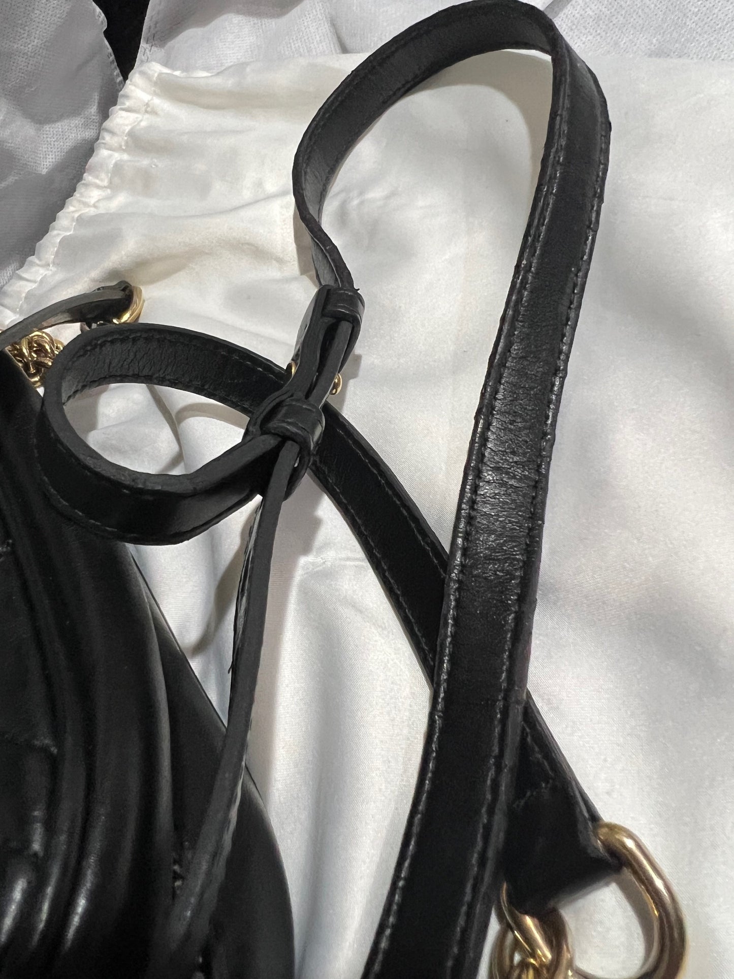 
                  
                    Gucci GG Marmont Small Chain Black Matelasse Leather Crossbody Bag
                  
                