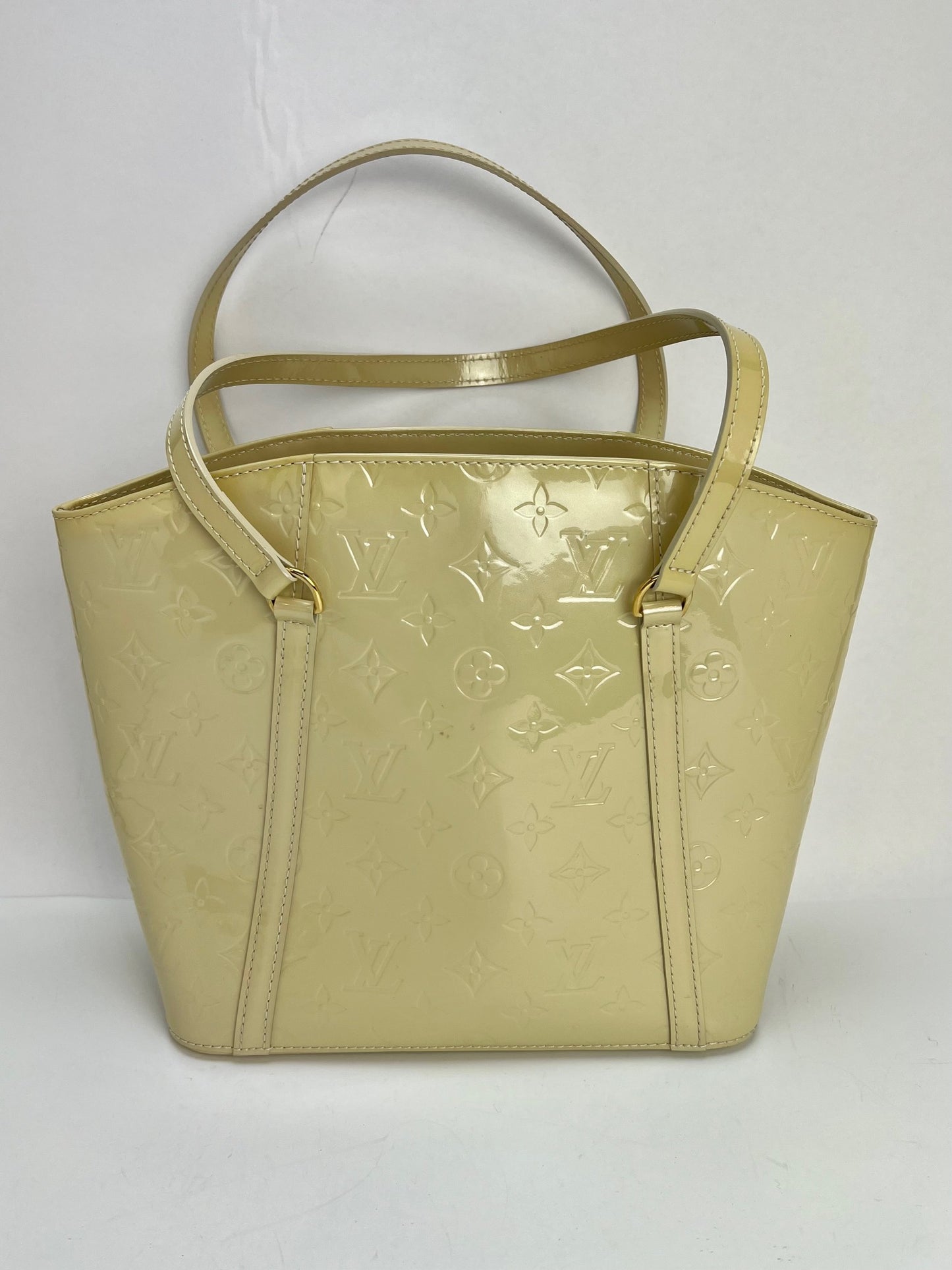 Louis Vuitton - Authenticated Avalon Handbag - Patent Leather Brown for Women, Very Good Condition