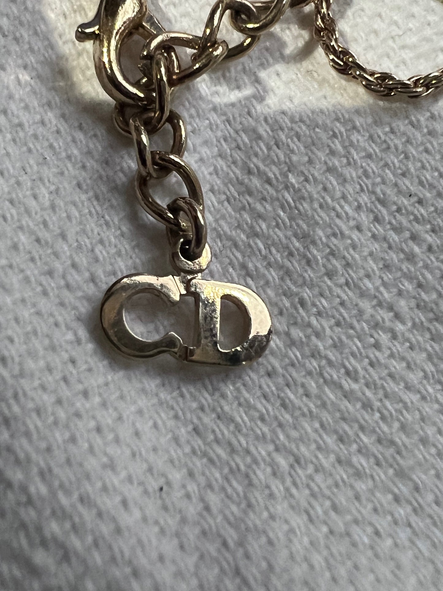 
                  
                    Christian Dior Crystal Diamond Pendant Necklace
                  
                