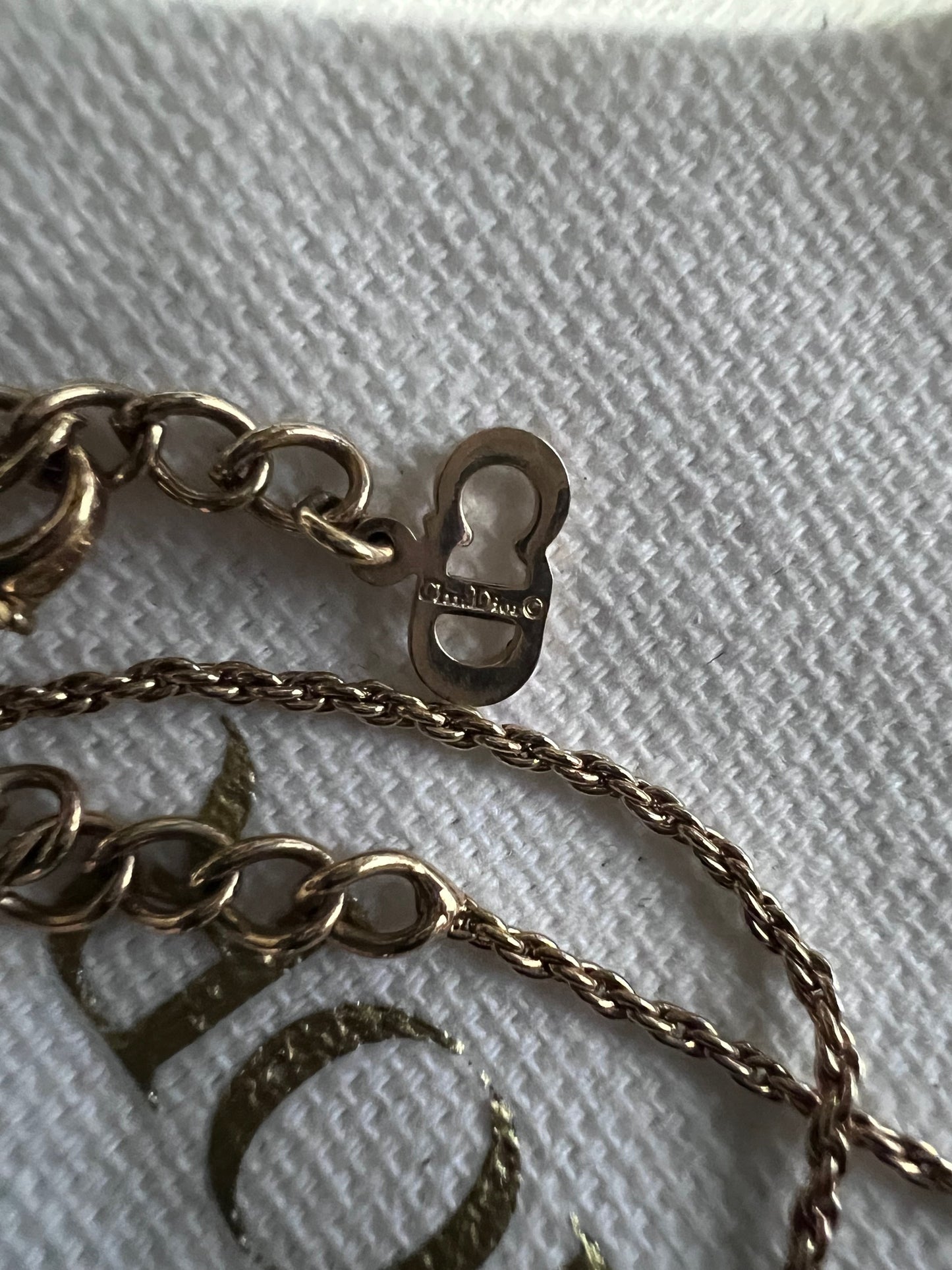 
                  
                    Christian Dior Crystal Diamond Pendant Necklace
                  
                