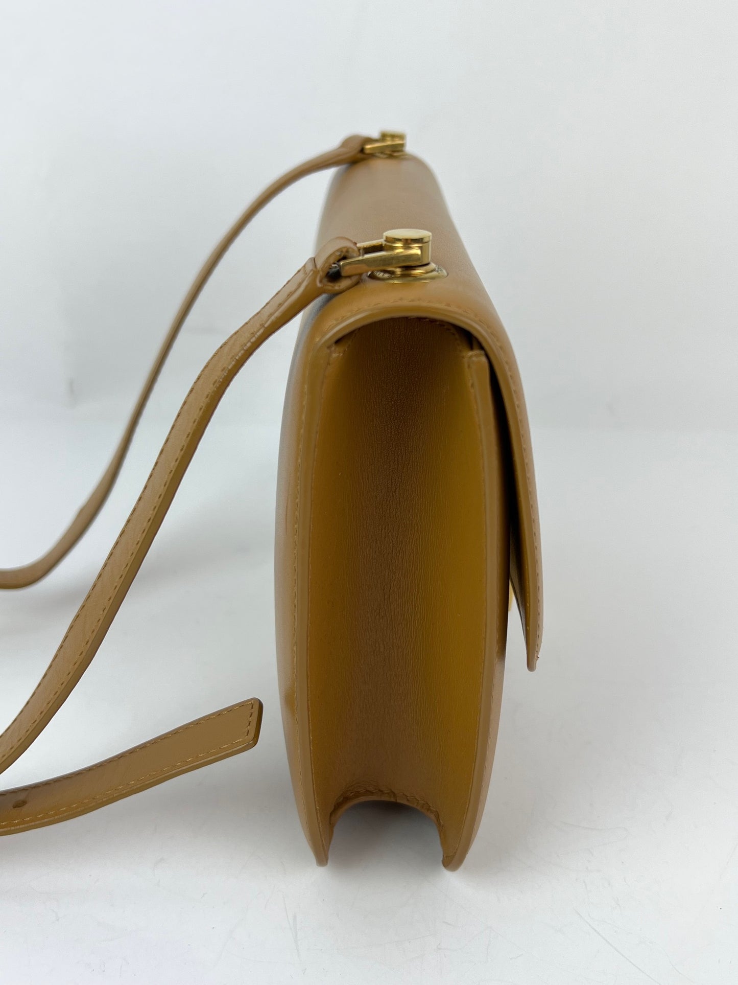 
                  
                    Saint Laurent Smooth Calfskin Le Carre Brown Shoulder Bag
                  
                