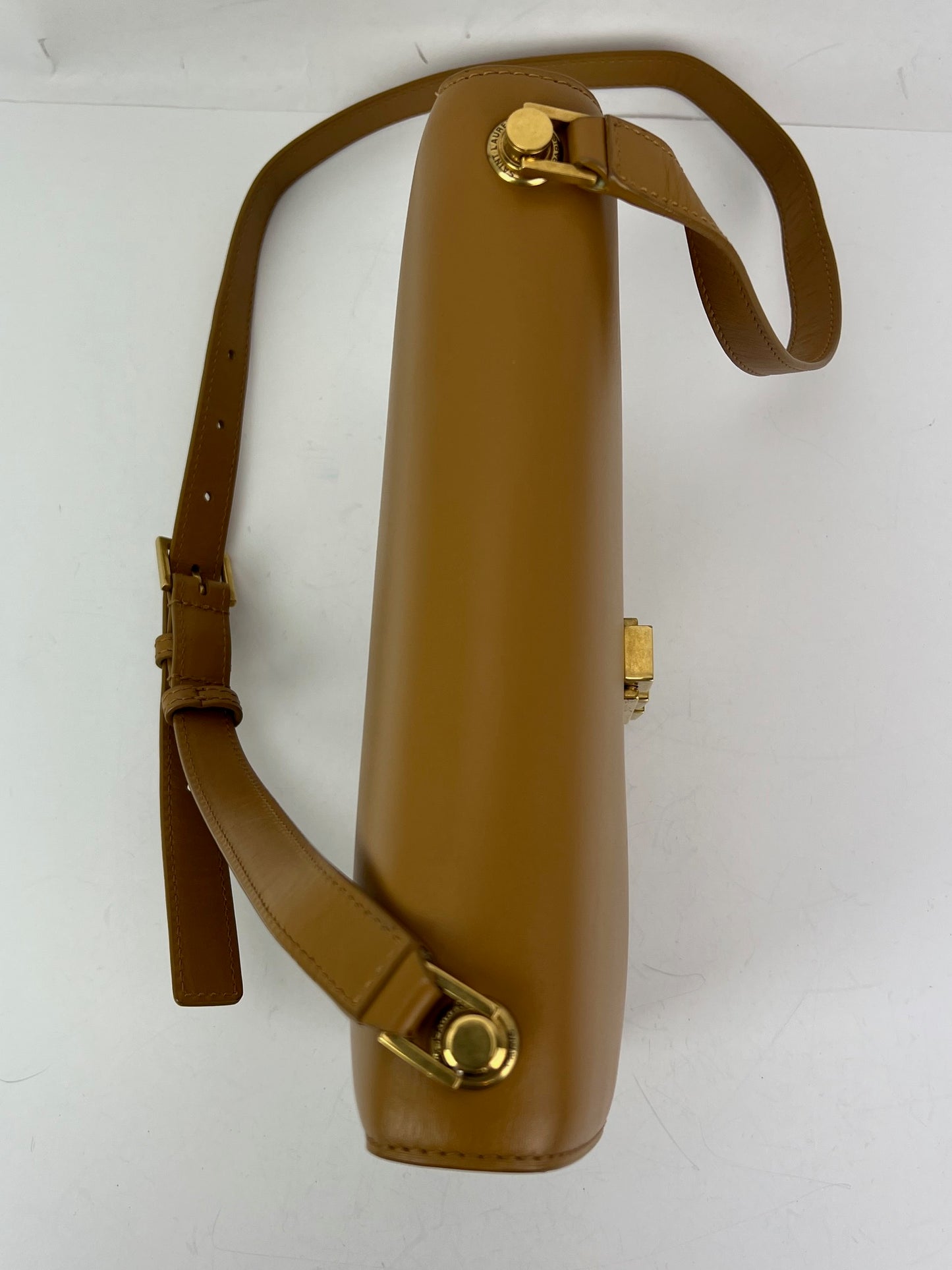 
                  
                    Saint Laurent Smooth Calfskin Le Carre Brown Shoulder Bag
                  
                