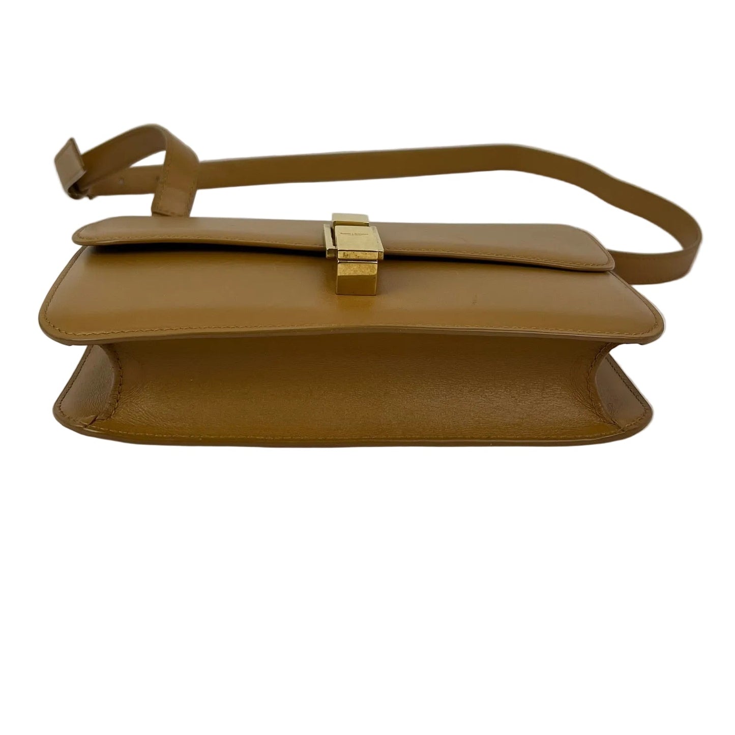 
                  
                    Saint Laurent Smooth Calfskin Le Carre Brown Shoulder Bag
                  
                