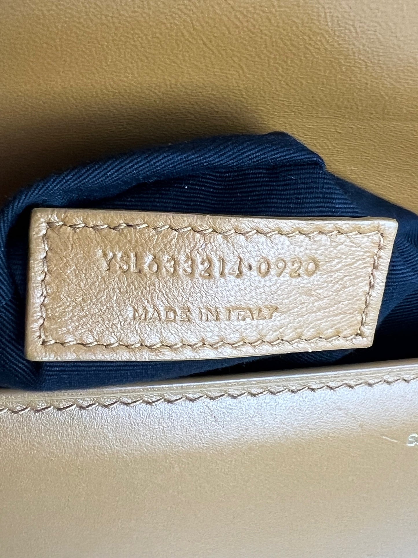 
                  
                    Saint Laurent Smooth Calfskin Le Carre Brown Shoulder Bag
                  
                