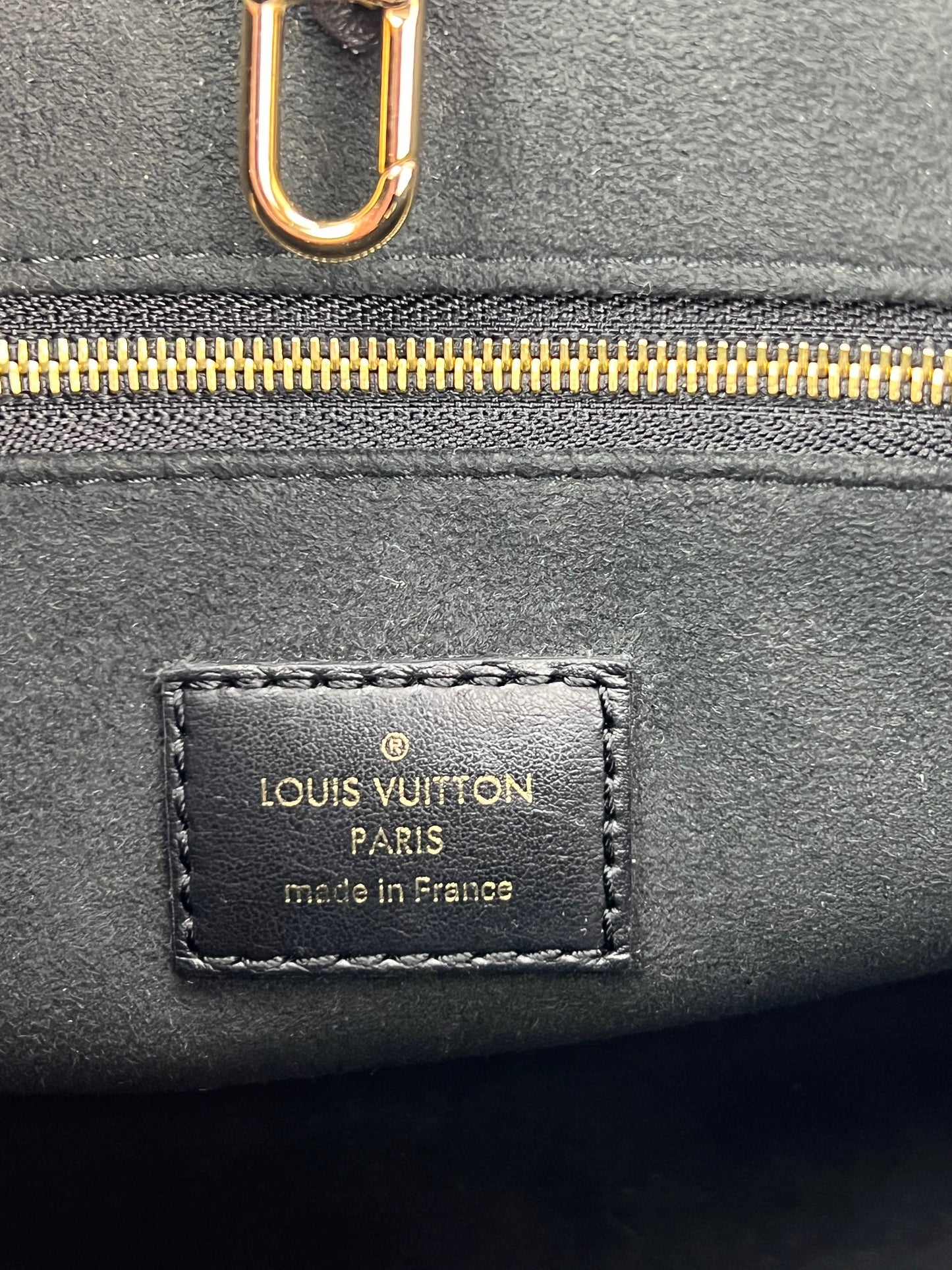 
                  
                    Louis Vuitton OnTheGo PM Giant Monogram Empreinte Black Leather Tote
                  
                