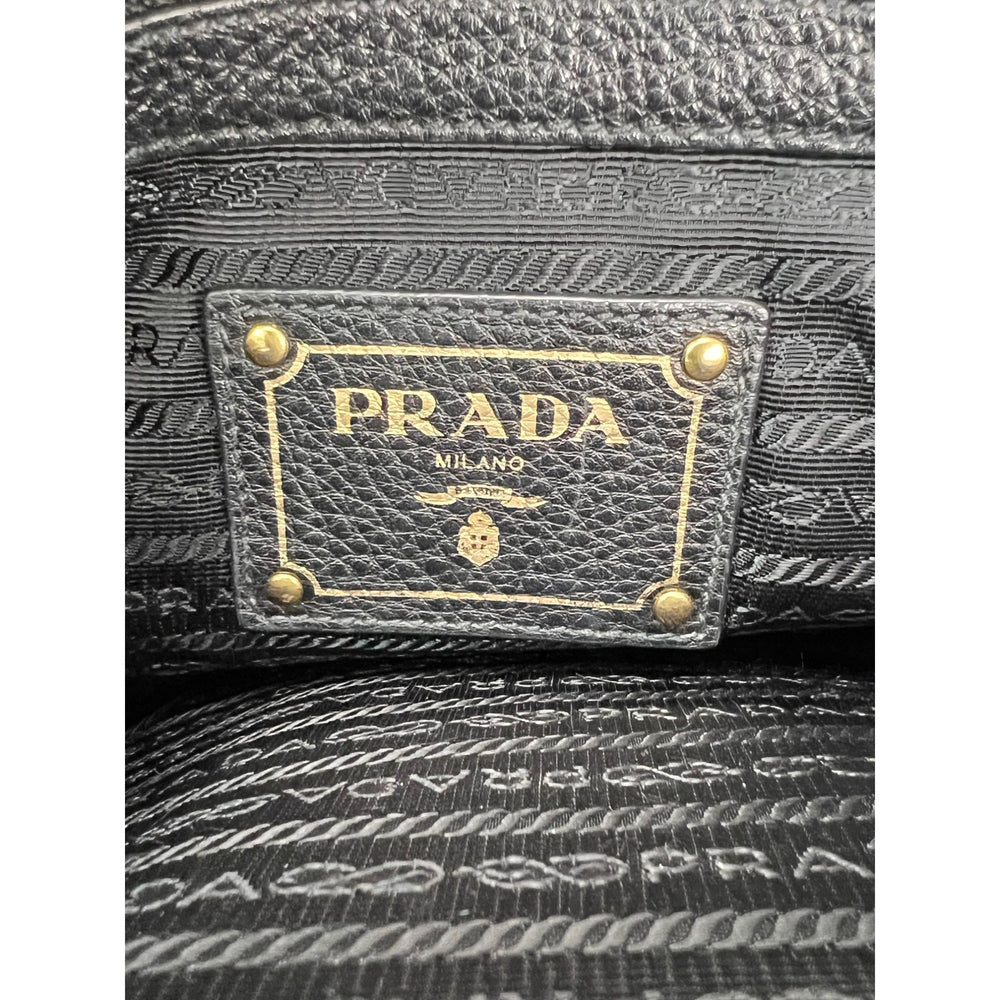 
                  
                    Prada Vitello Phenix Top Handle Black Leather Crossbody Bag
                  
                