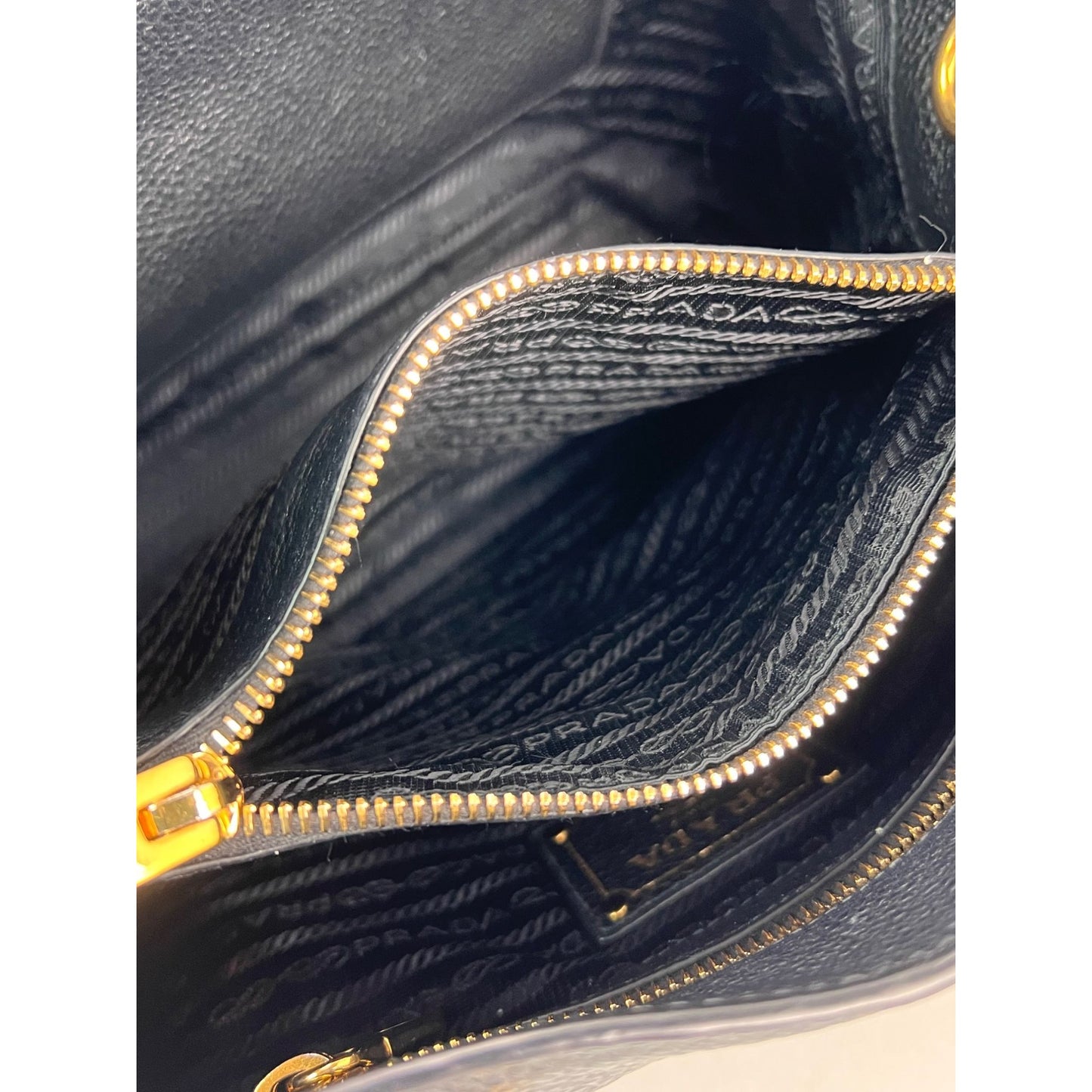 
                  
                    Prada Vitello Phenix Top Handle Black Leather Crossbody Bag
                  
                