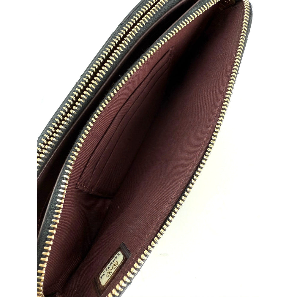 
                  
                    Chanel Lucky Charms 2.55 Black Double Zip WOC Wallet Clutch Bag
                  
                