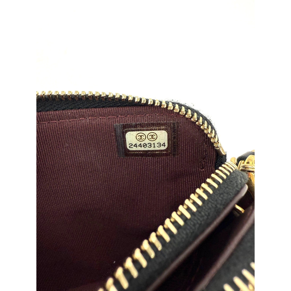 
                  
                    Chanel Lucky Charms 2.55 Black Double Zip WOC Wallet Clutch Bag
                  
                