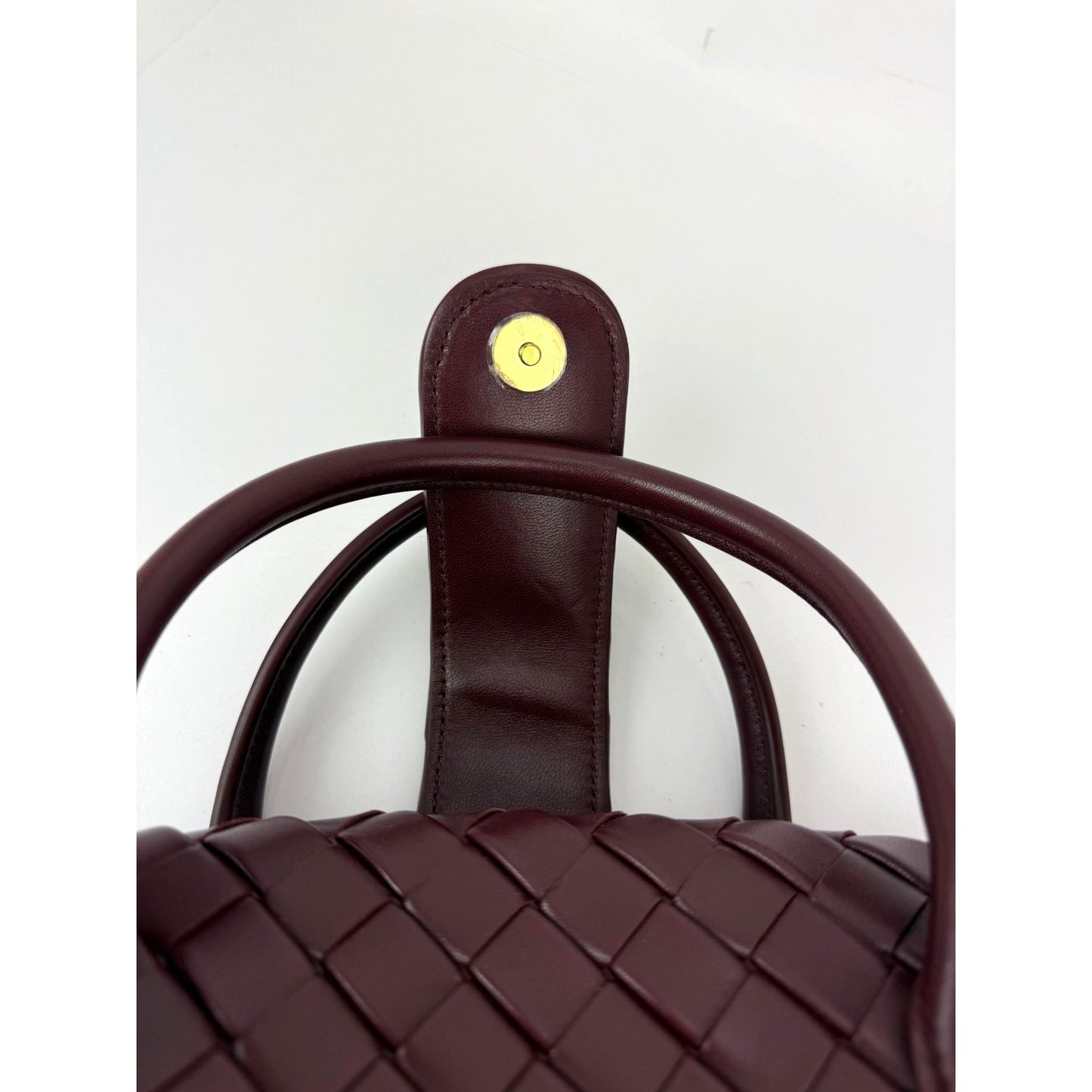 
                  
                    Bottega Veneta Nappa Intrecciato Teen The Lauren 1980 Bauletto Barolo Bag
                  
                