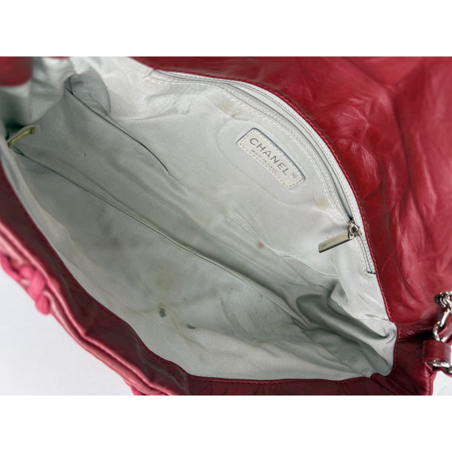 
                  
                    Chanel Calfskin Medium Ultra Stitch Flap Dark Red Shoulder Bag
                  
                