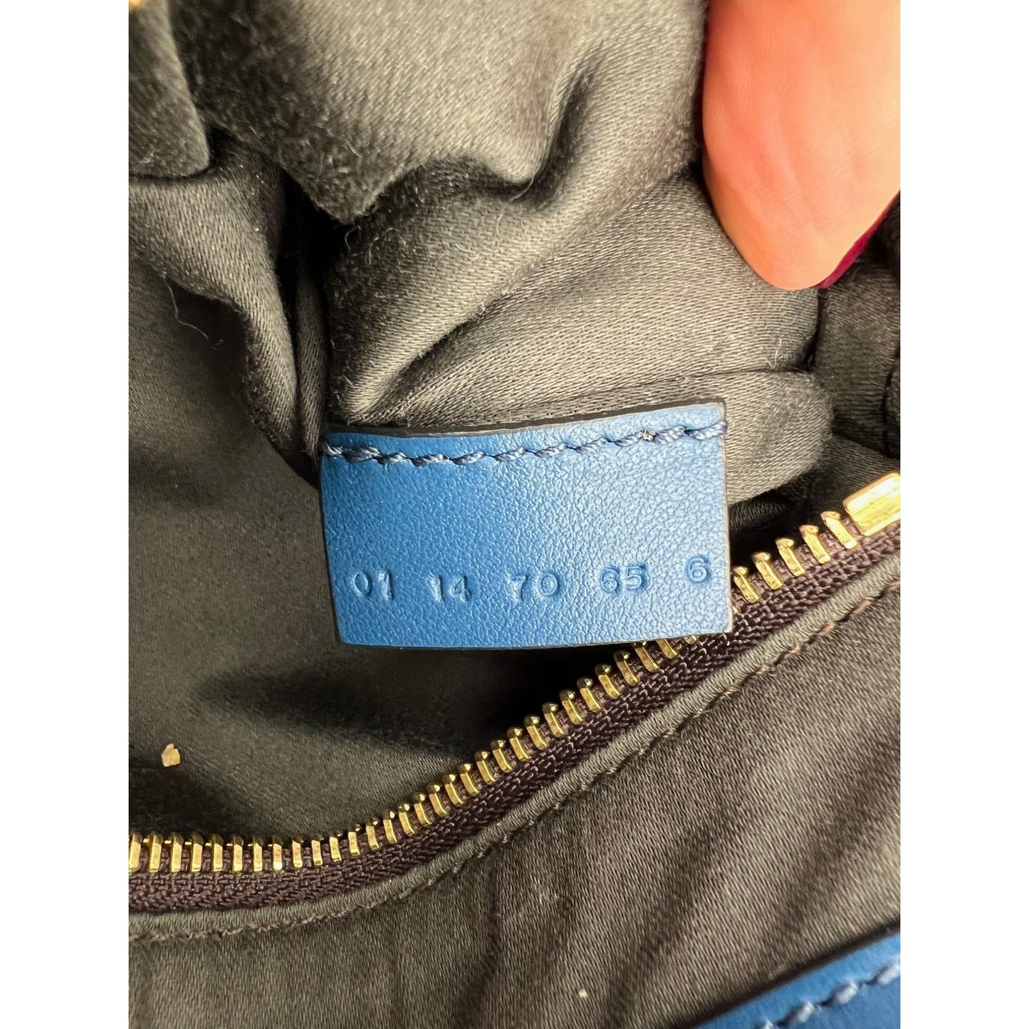 
                  
                    Chloe Baylee Medium Blue Leather Tote Bag
                  
                