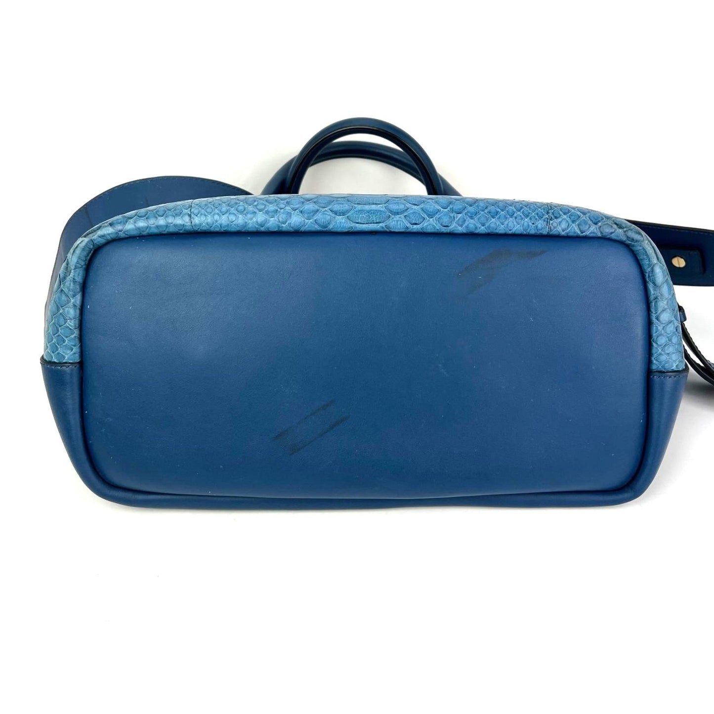 
                  
                    Chloe Baylee Medium Blue Leather Tote Bag
                  
                