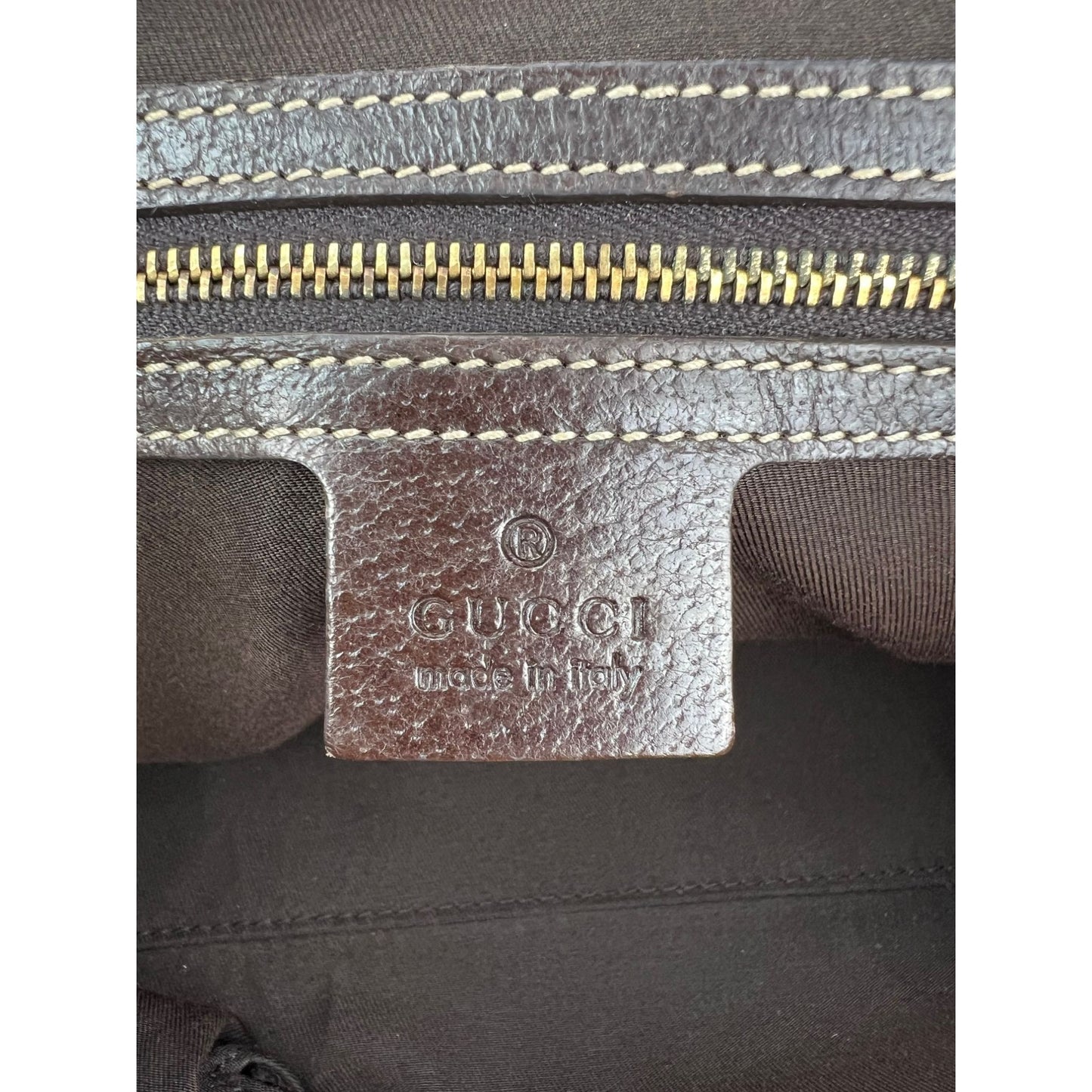 
                  
                    Gucci Small Charmy Brown GG Canvas Boston Bag Vintage
                  
                