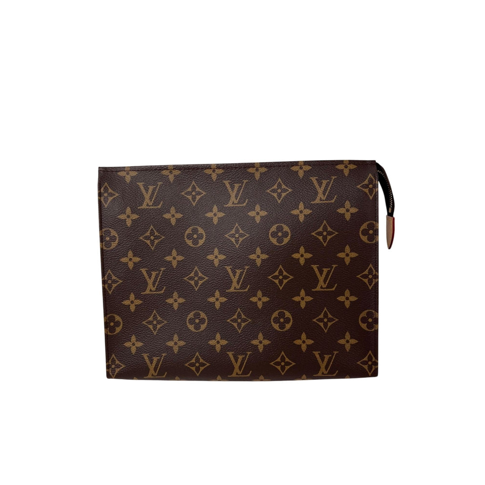 Louis Vuitton Toiletry Pouch 26 Monogram Clutch Crossbody Hand Bag