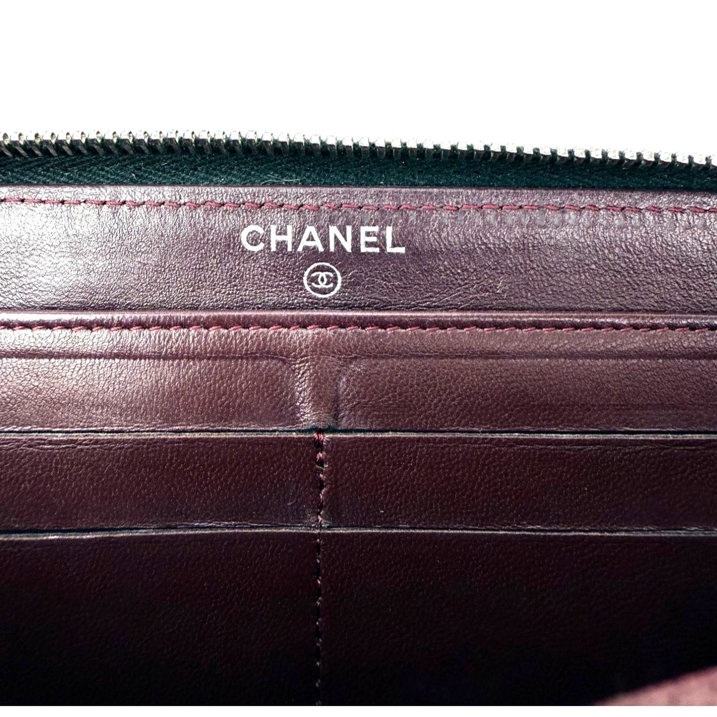 
                  
                    Chanel Classic Quilted Smooth Lambskin Zip Around Black Wallet
                  
                