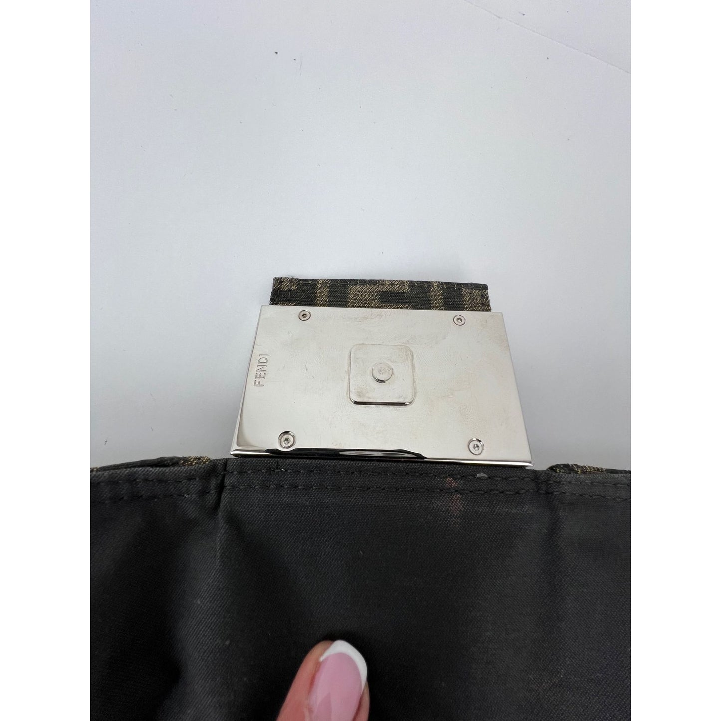 
                  
                    Fendi Zucca FF Multipocket Baguette 1974 Maxi Shoulder Bag
                  
                