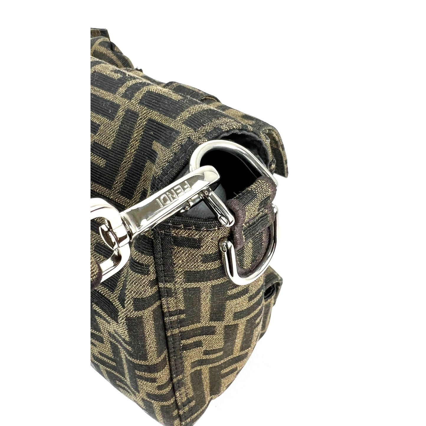 
                  
                    Fendi Zucca FF Multipocket Baguette 1974 Maxi Shoulder Bag
                  
                