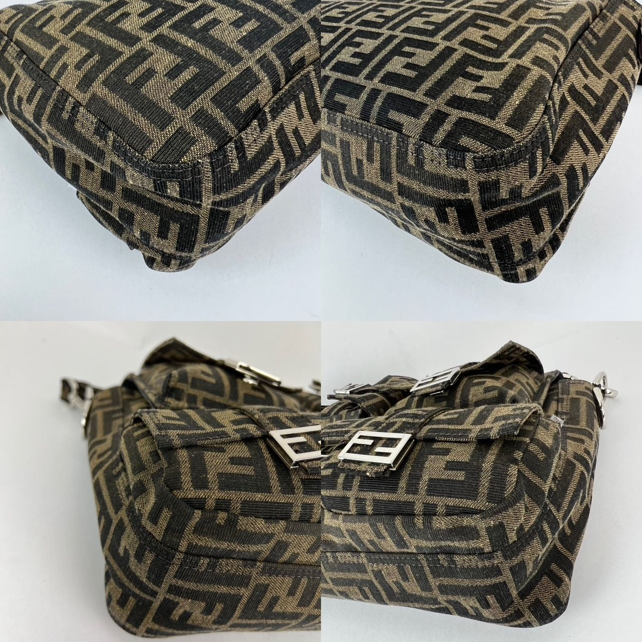 
                  
                    Fendi Zucca FF Multipocket Baguette 1974 Maxi Shoulder Bag
                  
                