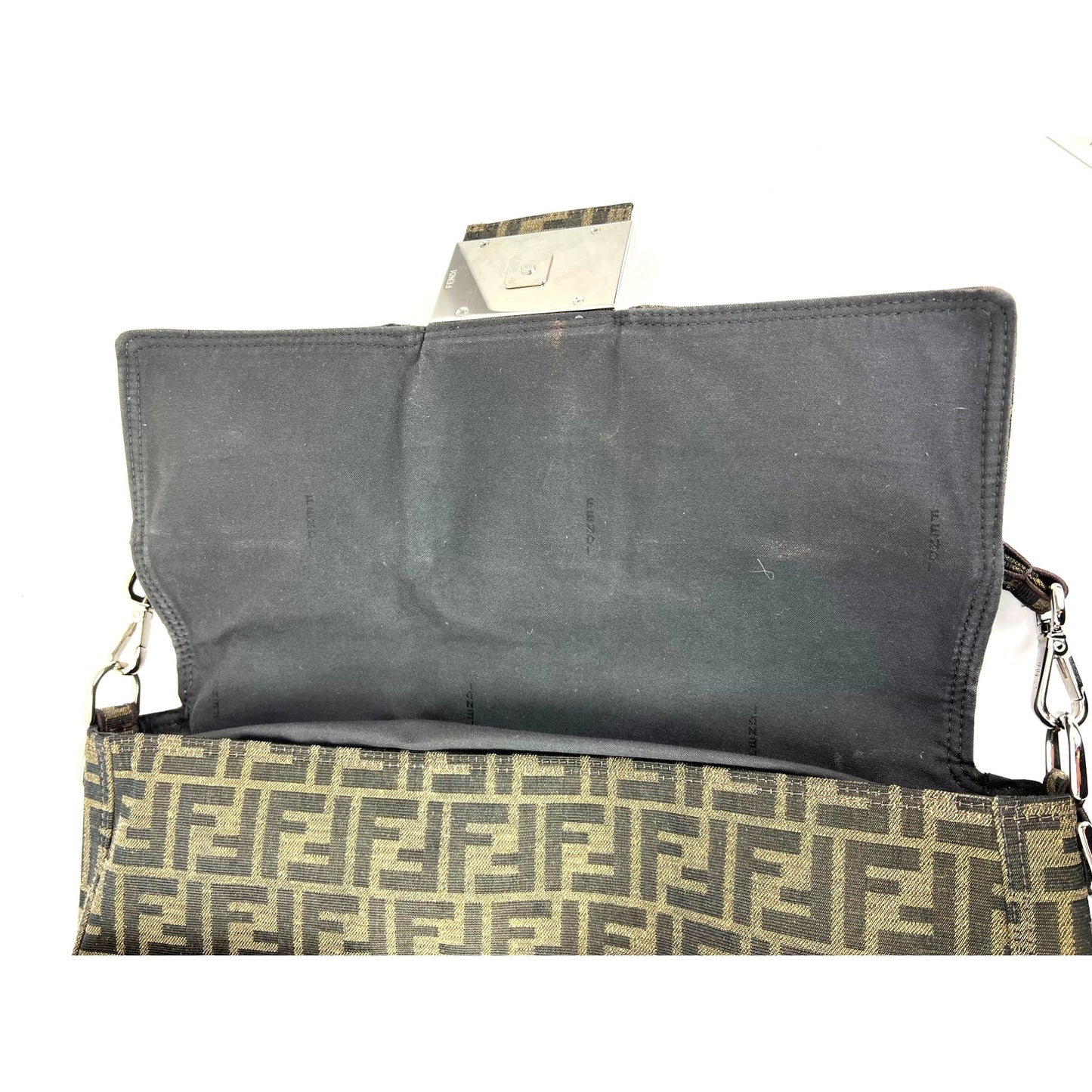 
                  
                    Fendi Zucca FF Multipocket Baguette 1974 Maxi Shoulder Bag
                  
                