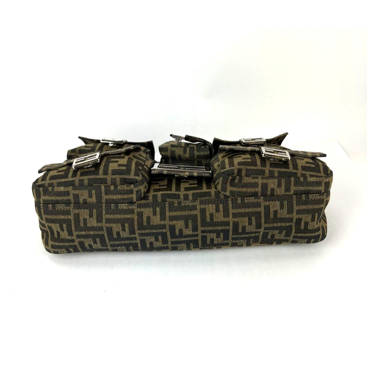 
                  
                    Fendi Zucca FF Multipocket Baguette 1974 Maxi Shoulder Bag
                  
                