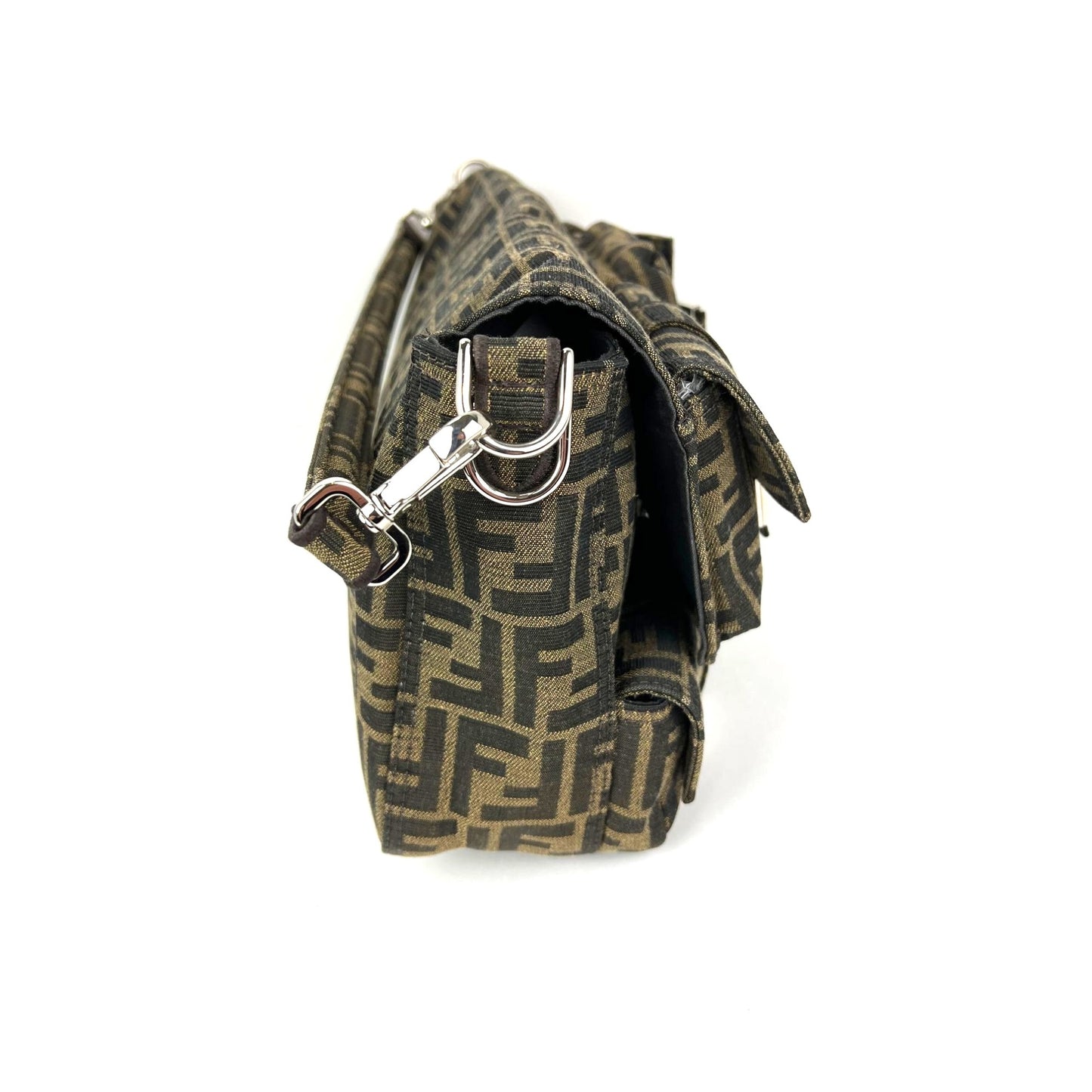 
                  
                    Fendi Zucca FF Multipocket Baguette 1974 Maxi Shoulder Bag
                  
                