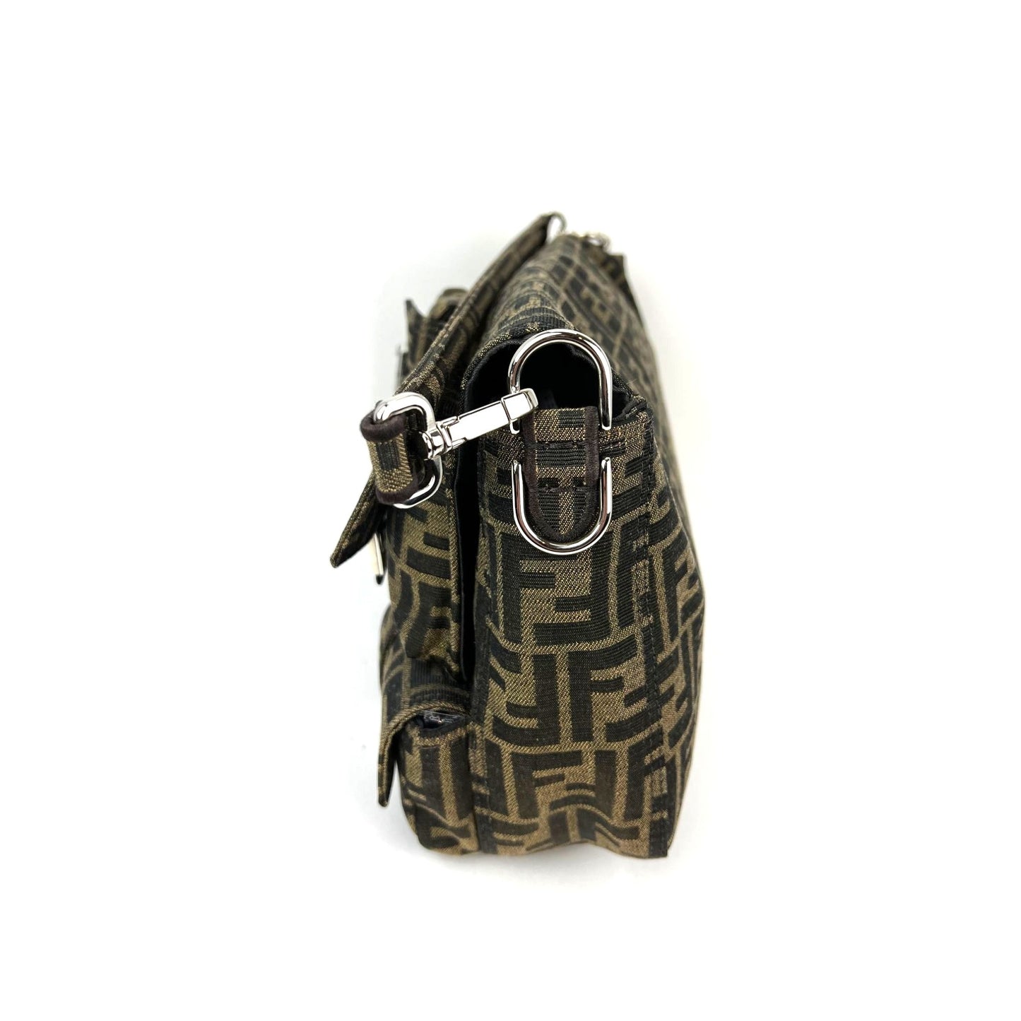 
                  
                    Fendi Zucca FF Multipocket Baguette 1974 Maxi Shoulder Bag
                  
                