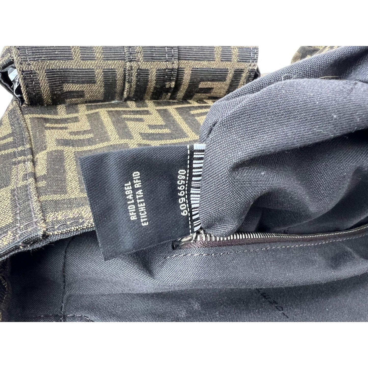 
                  
                    Fendi Zucca FF Multipocket Baguette 1974 Maxi Shoulder Bag
                  
                