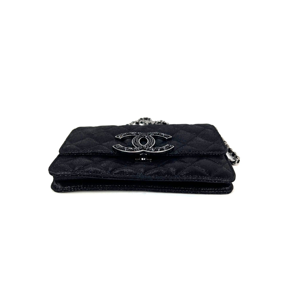 
                  
                    Chanel Iridescent Caviar Crystal Quilted Wallet on a Chain Clutch Bag
                  
                