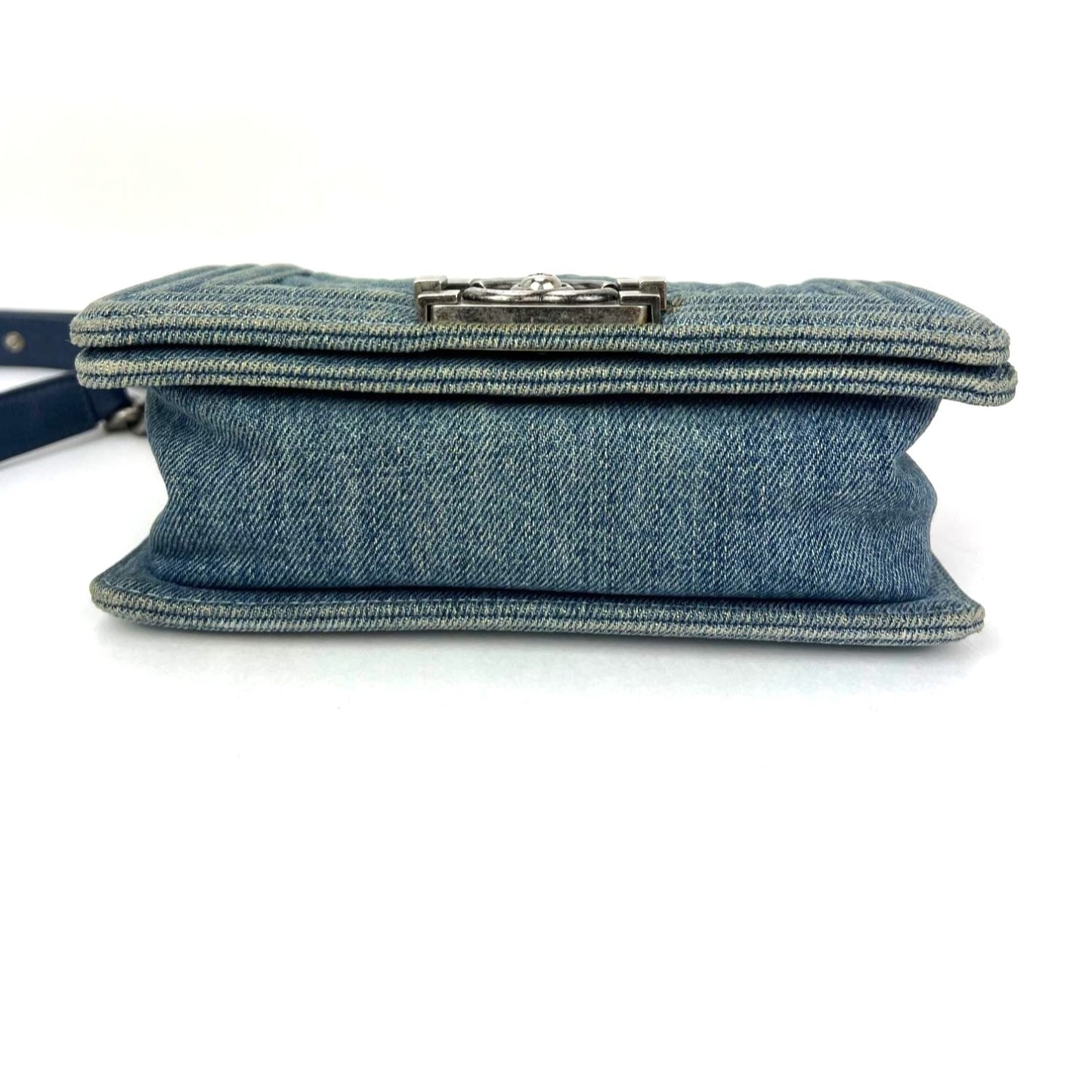 
                  
                    Chanel Denim Quilted Small Blue Boy Flap
                  
                